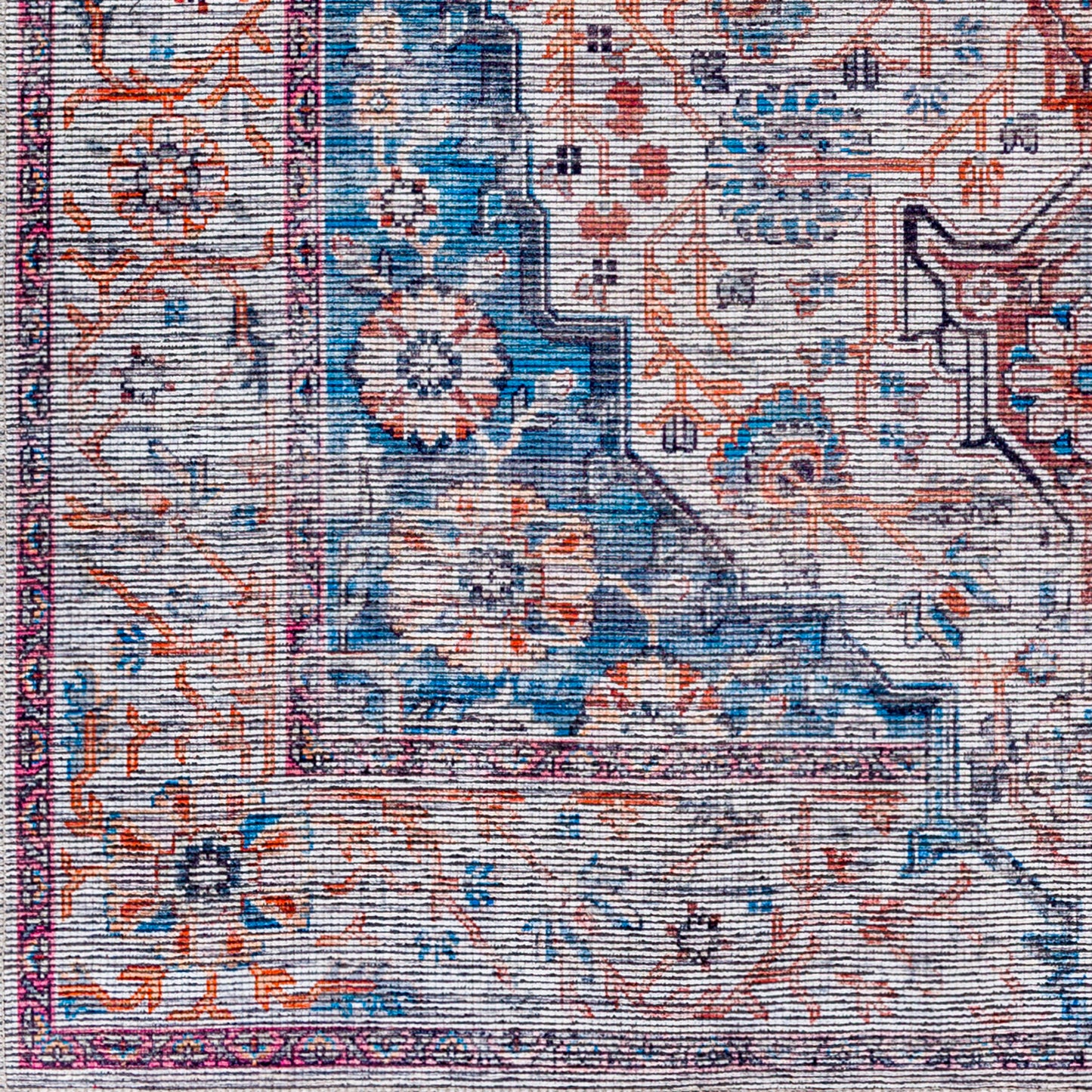 Atlanta ANL-2300 5' x 7' Machine Woven Washable Area Rug