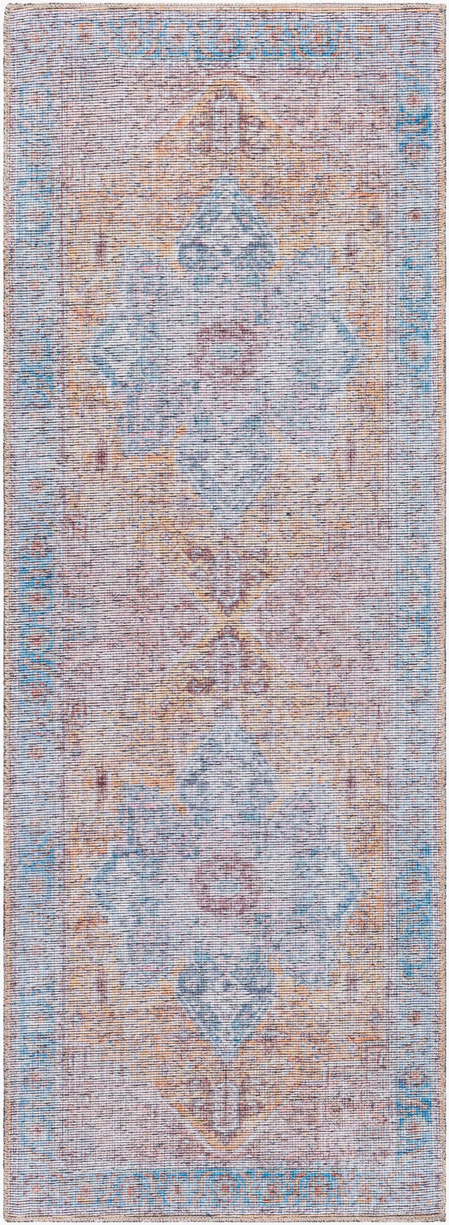 Atlanta ANL-2302 7ft Runner Machine Woven Washable Runner Rug