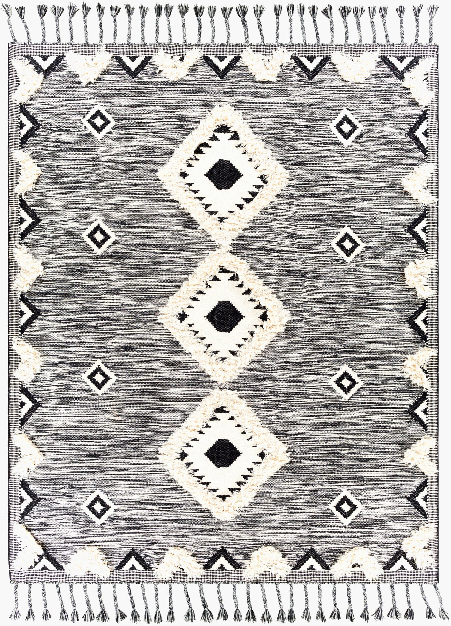 Alfombra de lana hecha a mano Apache APA-2302 de 8' x 10'