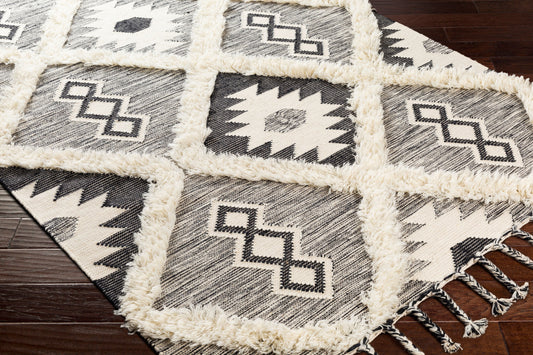 Apache APA-2303 3' x 5' Handmade Wool Accent Rug