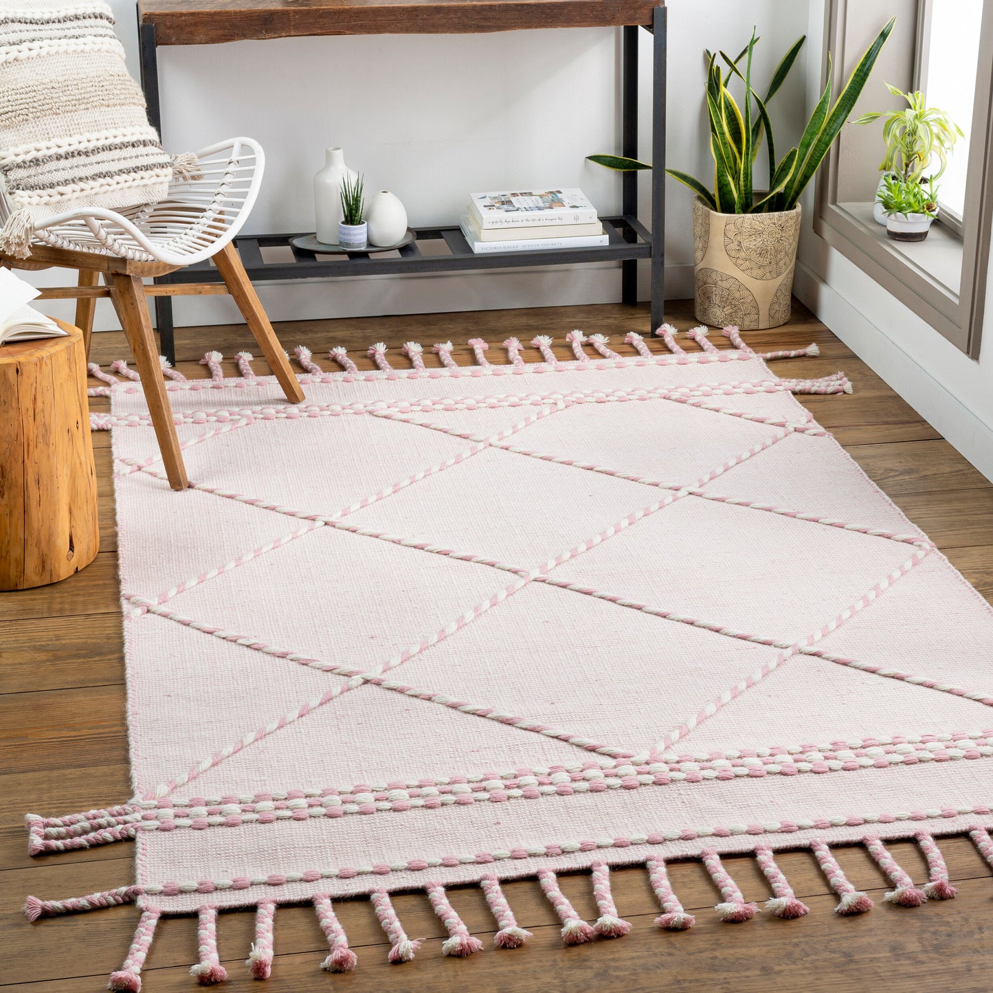 Apache APA-2307 8ft Runner Handmade Wool Runner Rug