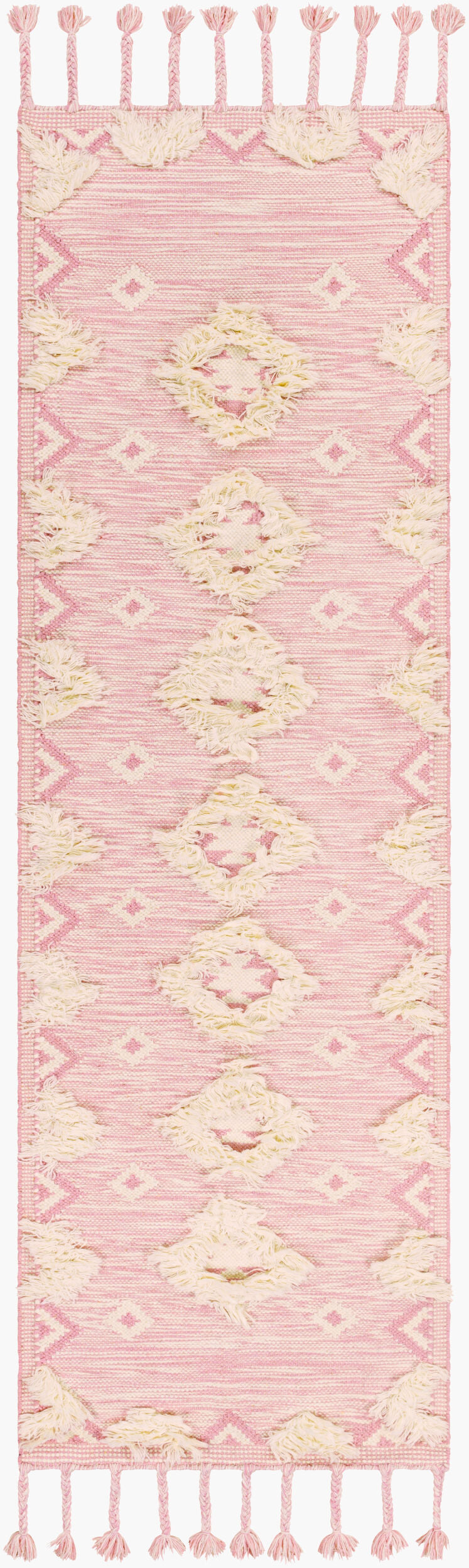 Apache APA-2308 8ft Runner Handmade Wool Runner Rug