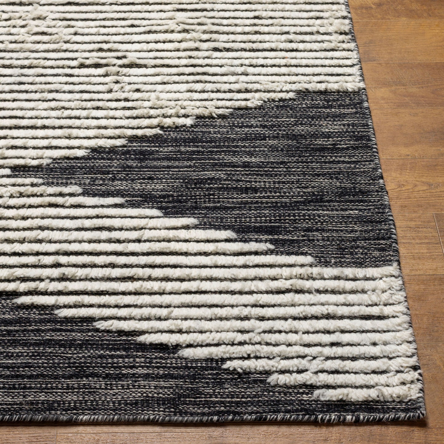 Apache APA-2311 8ft Runner Handmade Wool Runner Rug