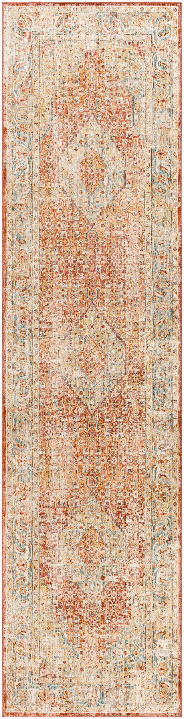 Aspendos APS-2301 10ft Runner Machine Woven Runner Rug
