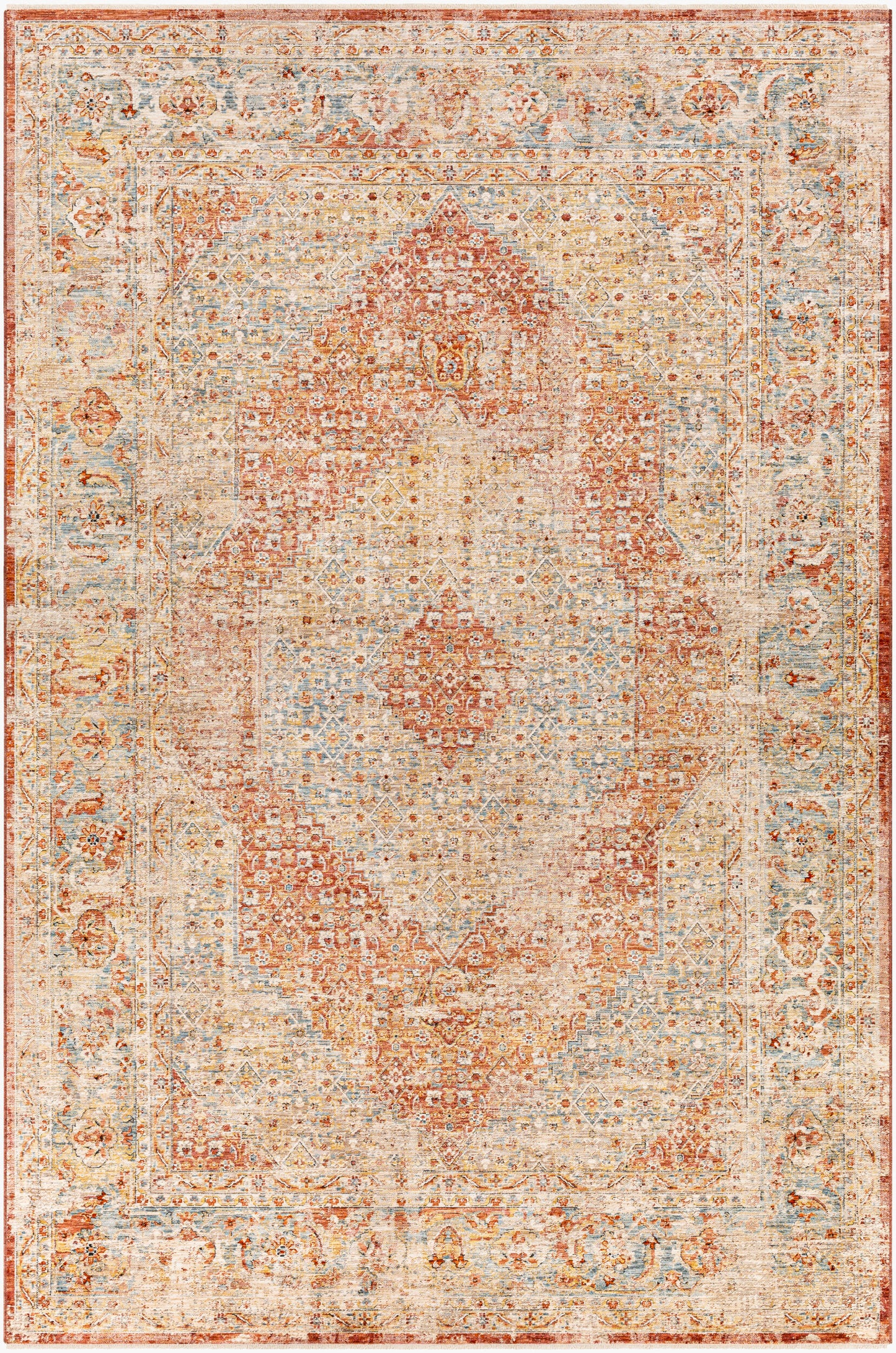 Aspendos APS-2301 6' x 9' Machine Woven Area Rug