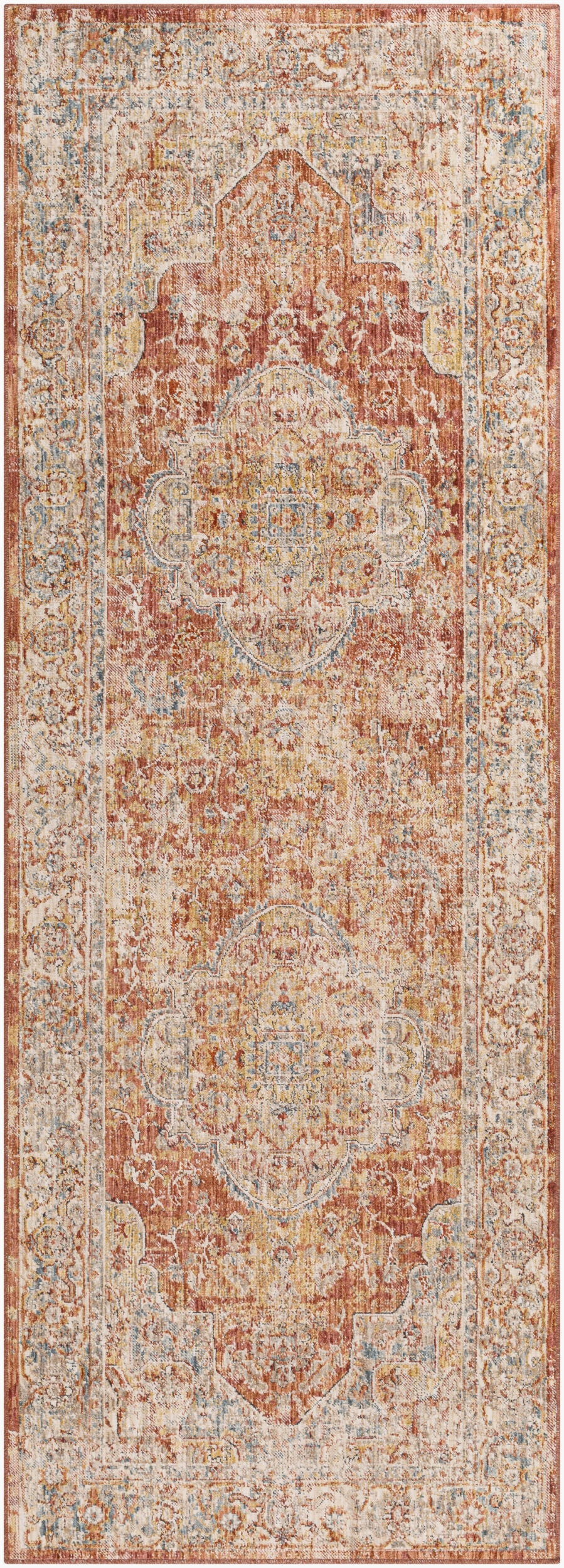 Aspendos APS-2306 7ft Runner Machine Woven Runner Rug