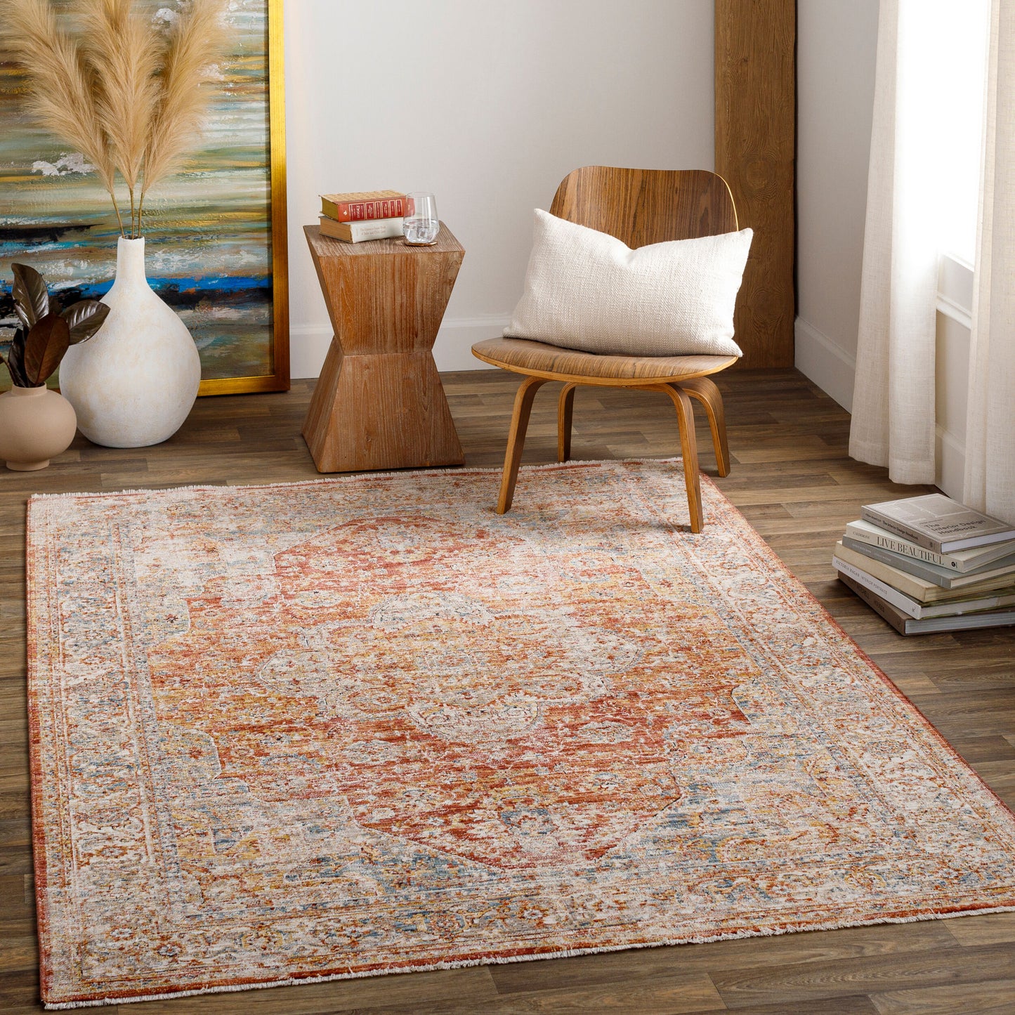 Aspendos APS-2306 10ft Runner Machine Woven Runner Rug