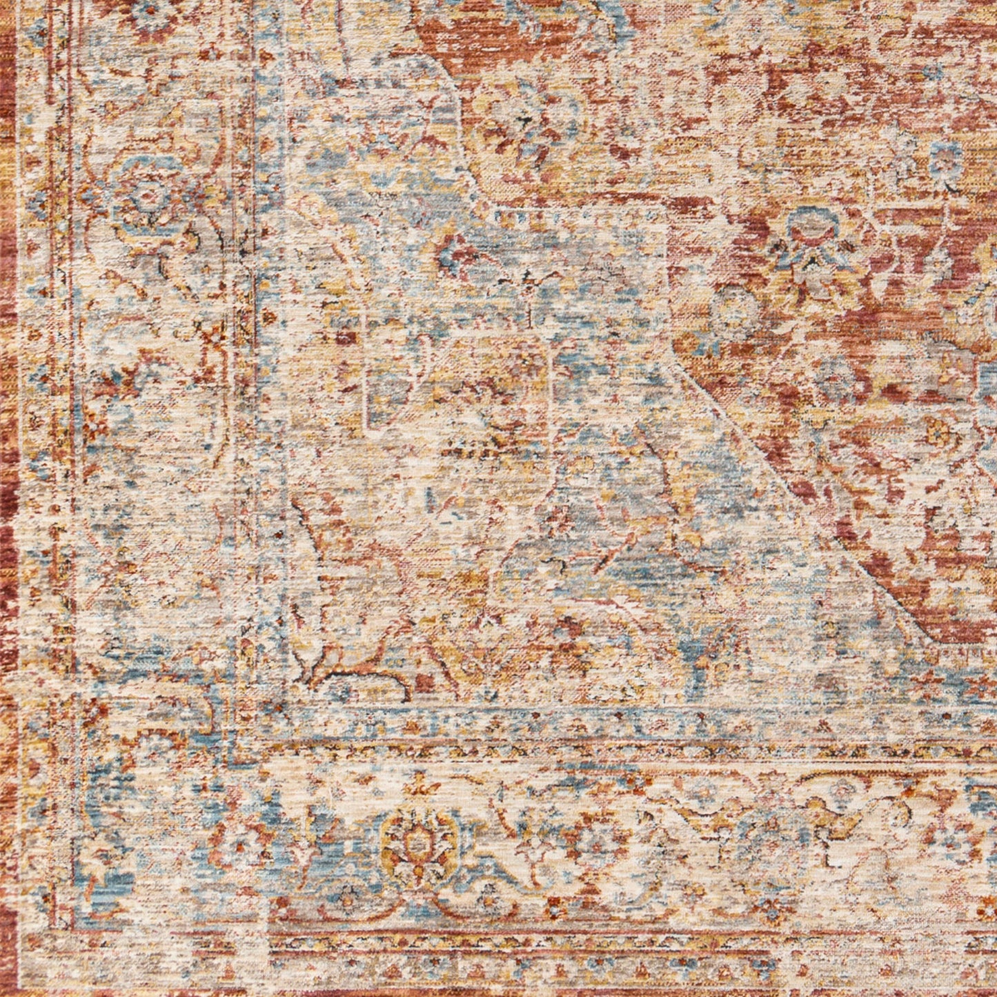 Aspendos APS-2306 10ft Runner Machine Woven Runner Rug