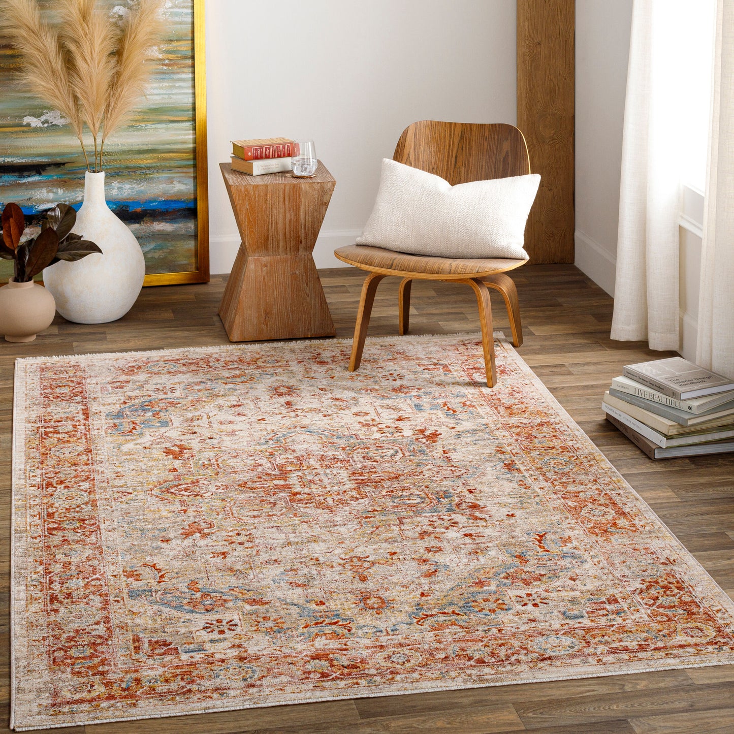 Aspendos APS-2308 10' x 14' Machine Woven Area Rug