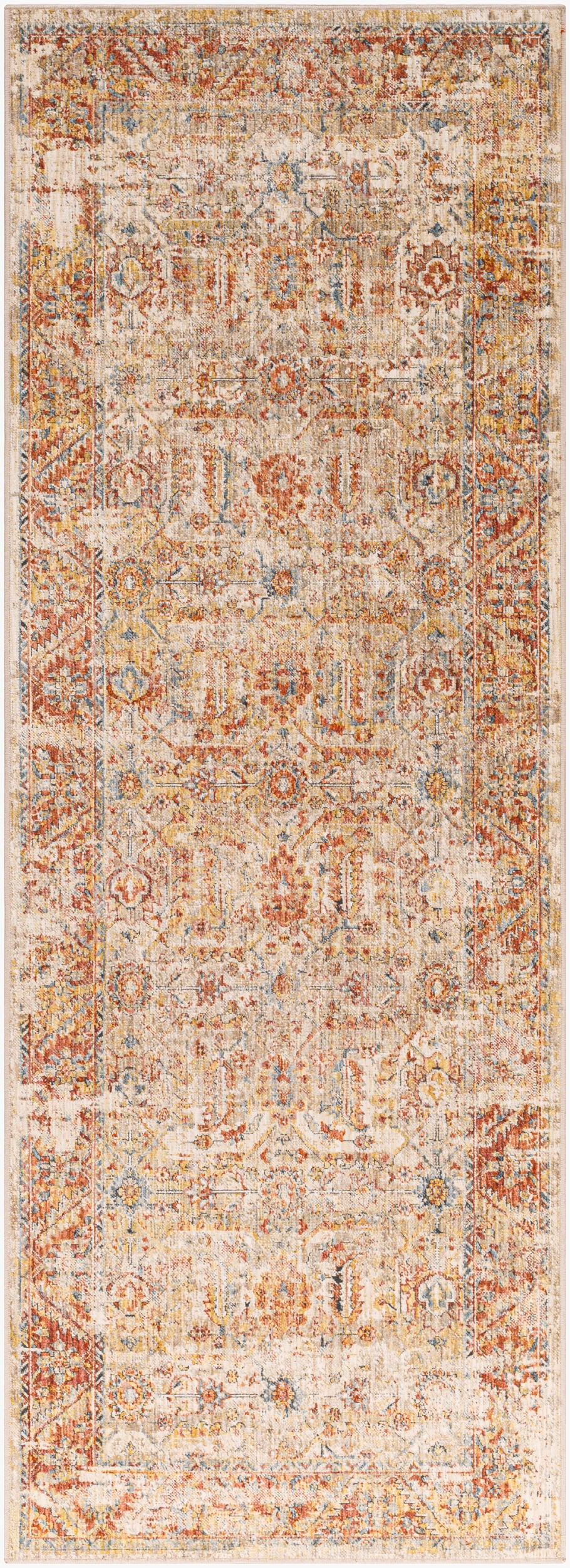 Aspendos APS-2311 7ft Runner Machine Woven Runner Rug