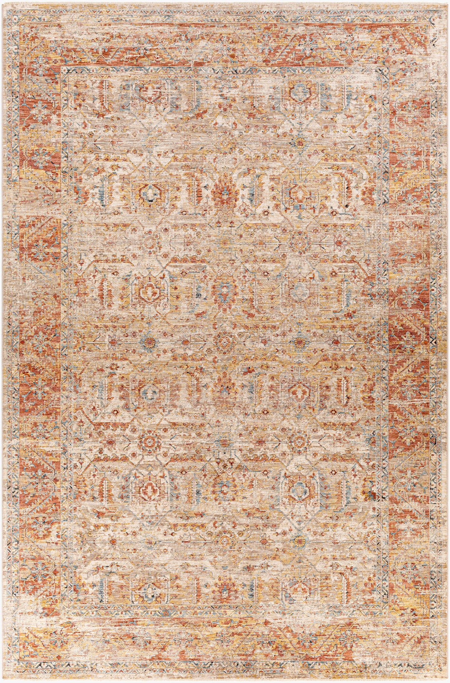 Aspendos APS-2311 6' x 9' Machine Woven Area Rug