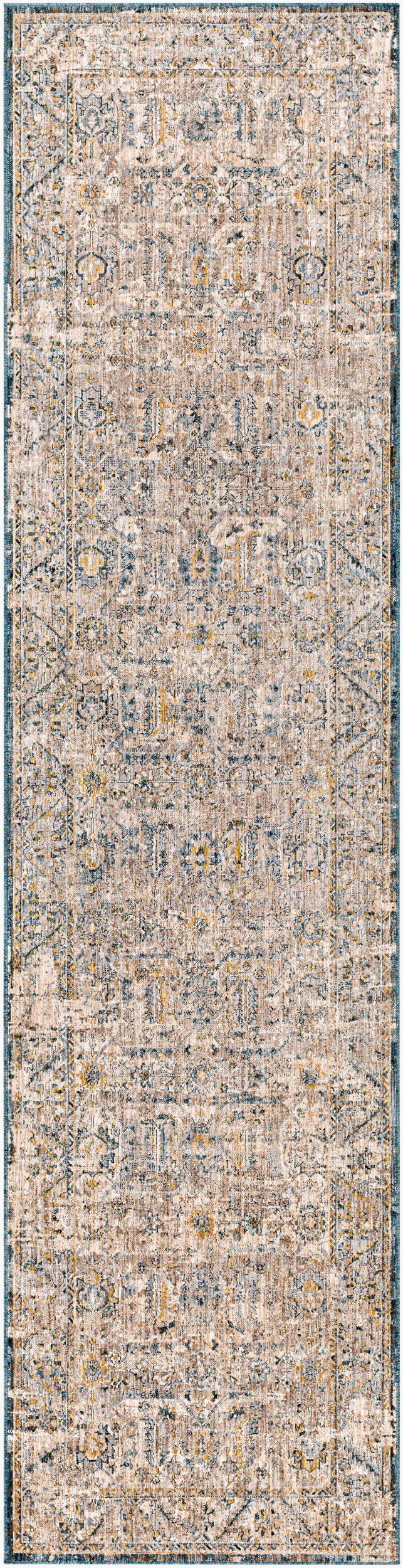 Aspendos APS-2313 10ft Runner Machine Woven Runner Rug