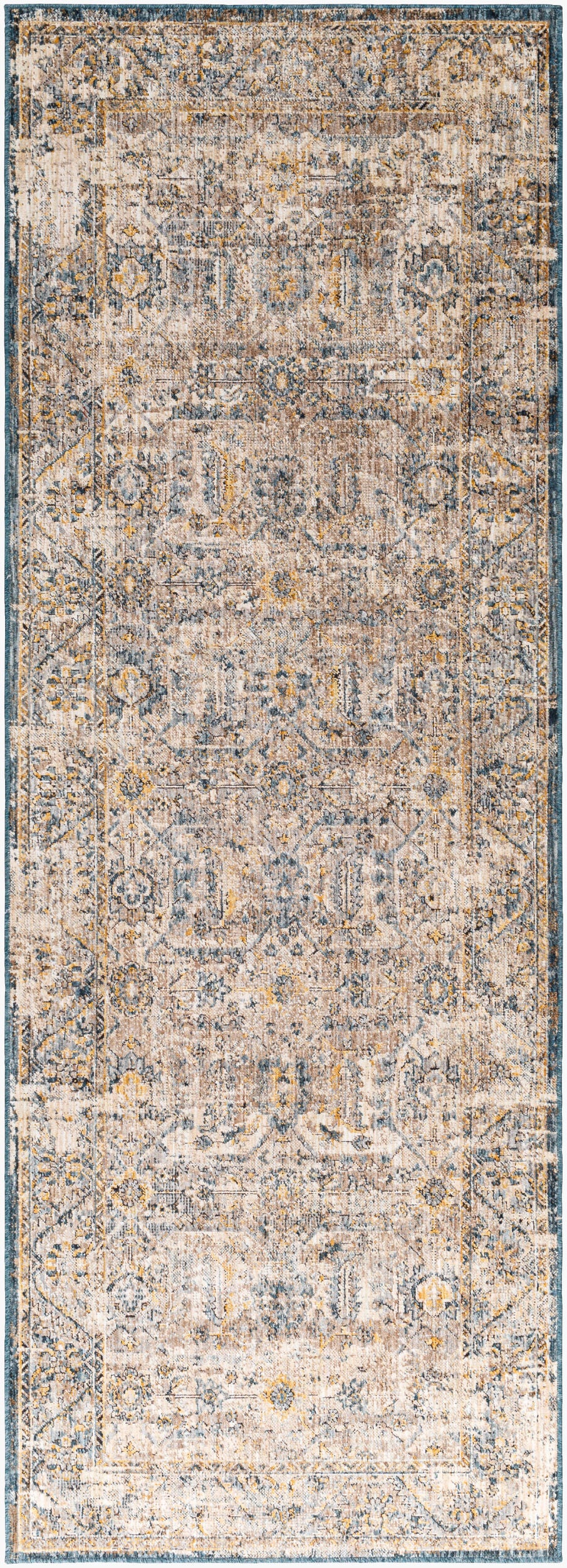 Aspendos APS-2313 7ft Runner Machine Woven Runner Rug
