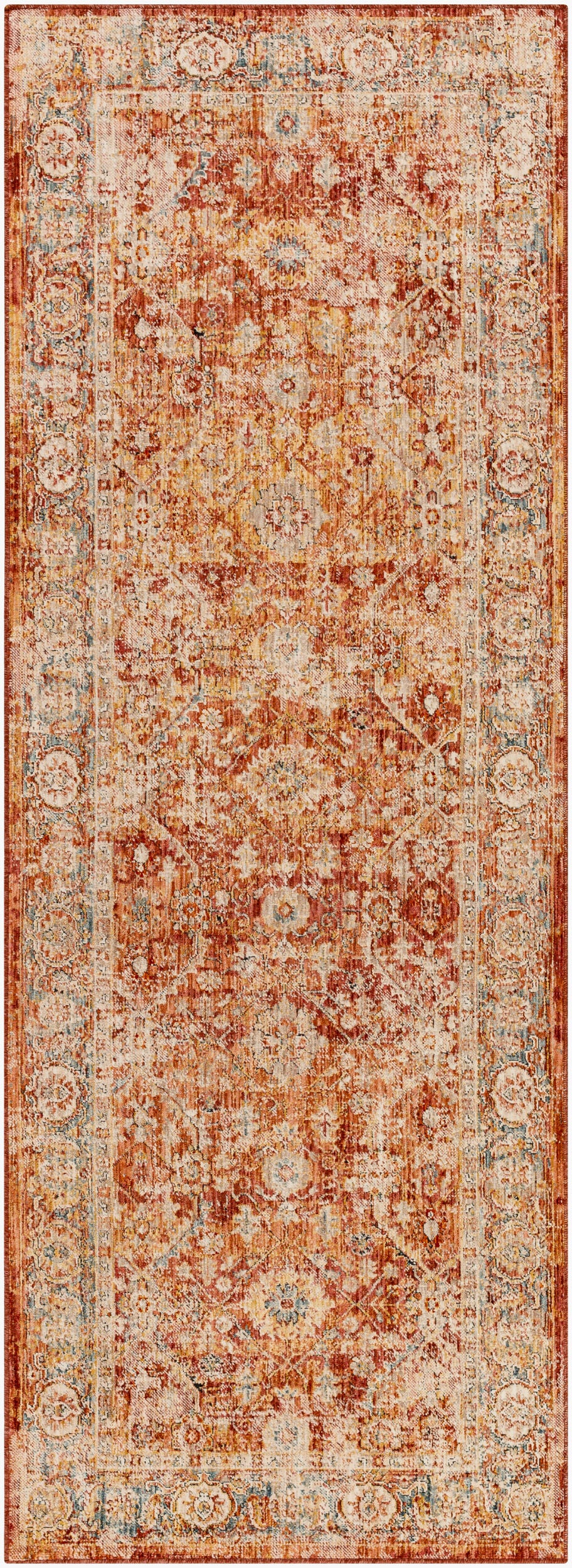 Aspendos APS-2316 7ft Runner Machine Woven Runner Rug