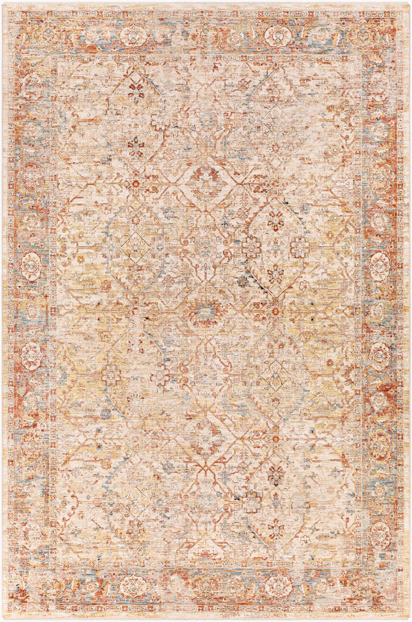 Aspendos APS-2317 6' x 9' Machine Woven Area Rug