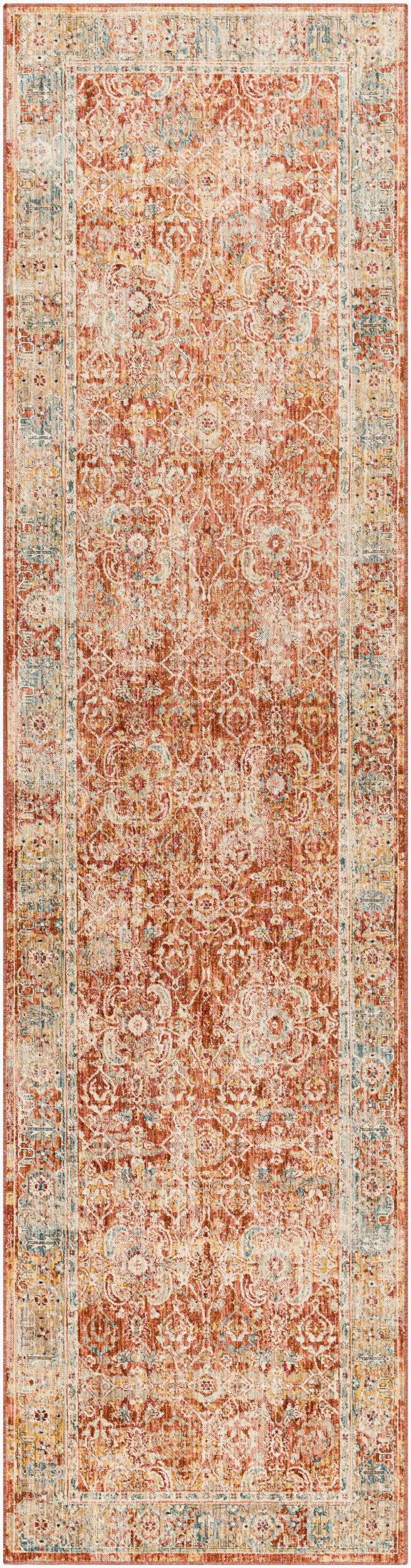Aspendos APS-2319 10ft Runner Machine Woven Runner Rug