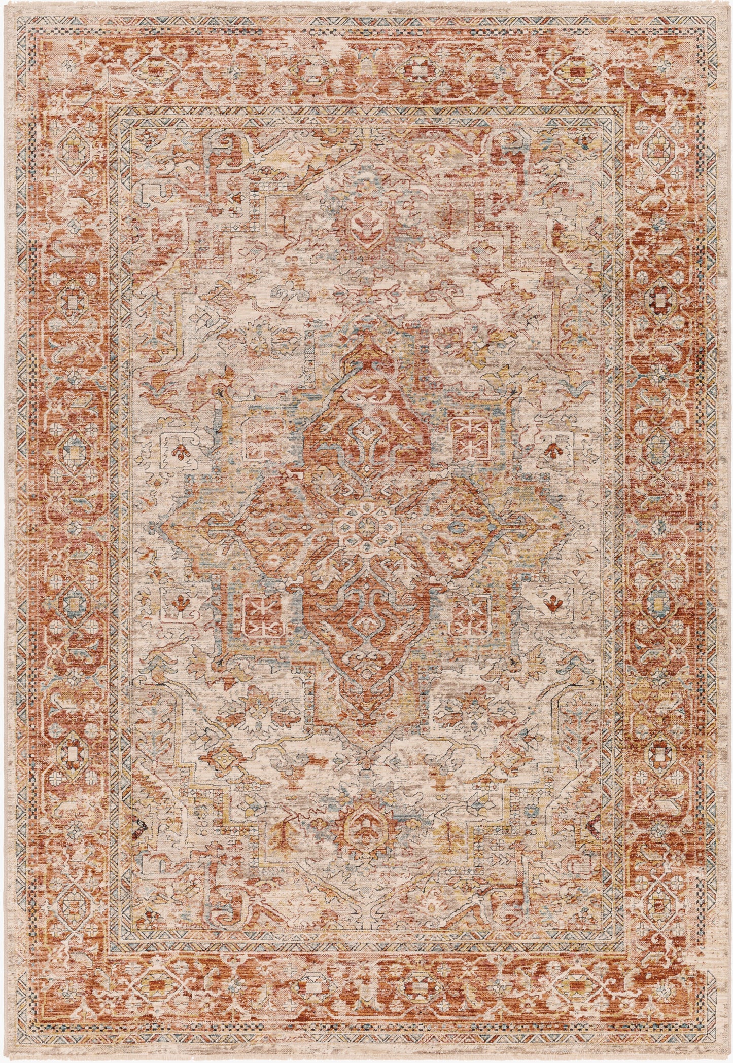 Aspendos APS-2320 3' x 4' Machine Woven Accent Rug