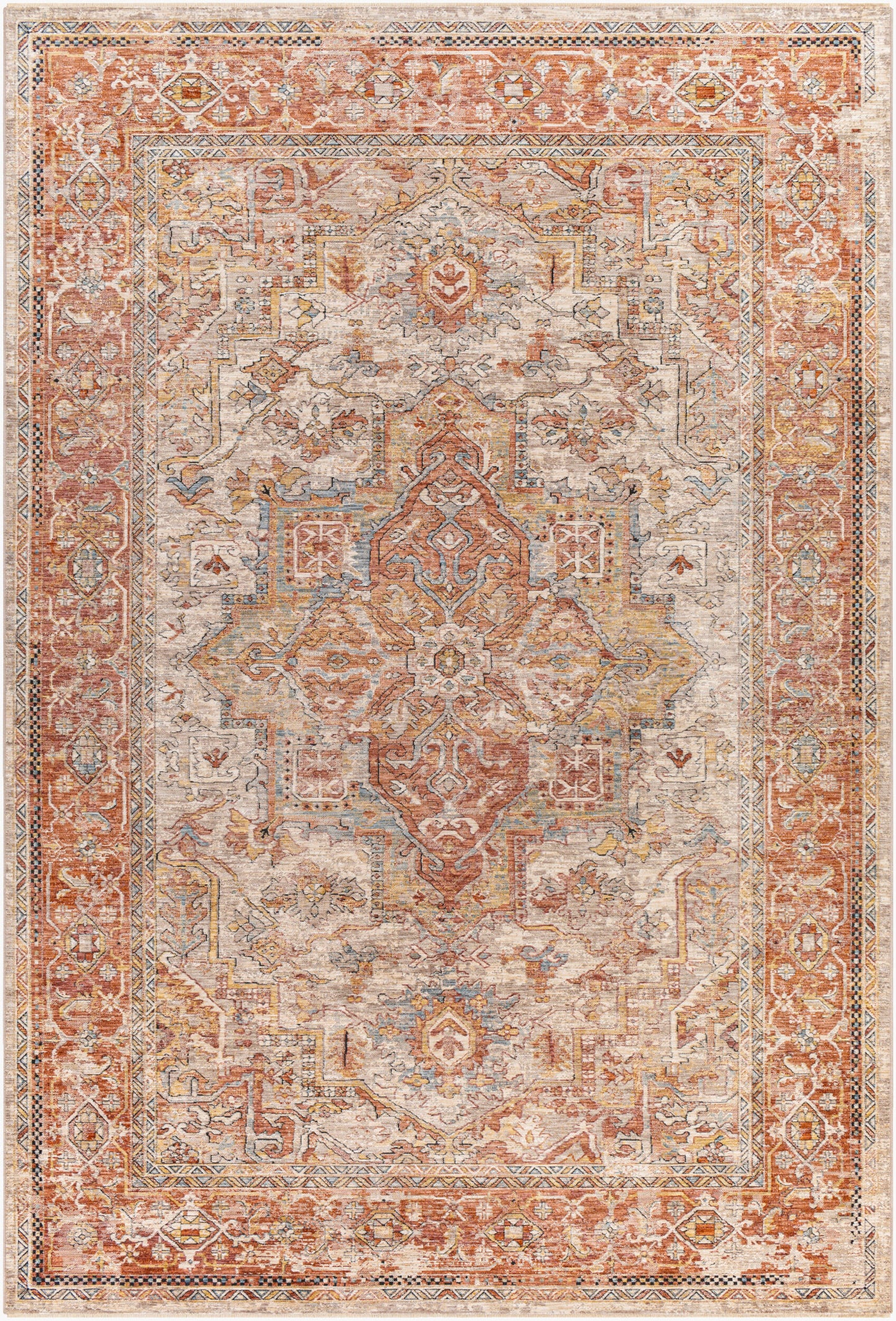 Aspendos APS-2320 6' x 9' Machine Woven Area Rug