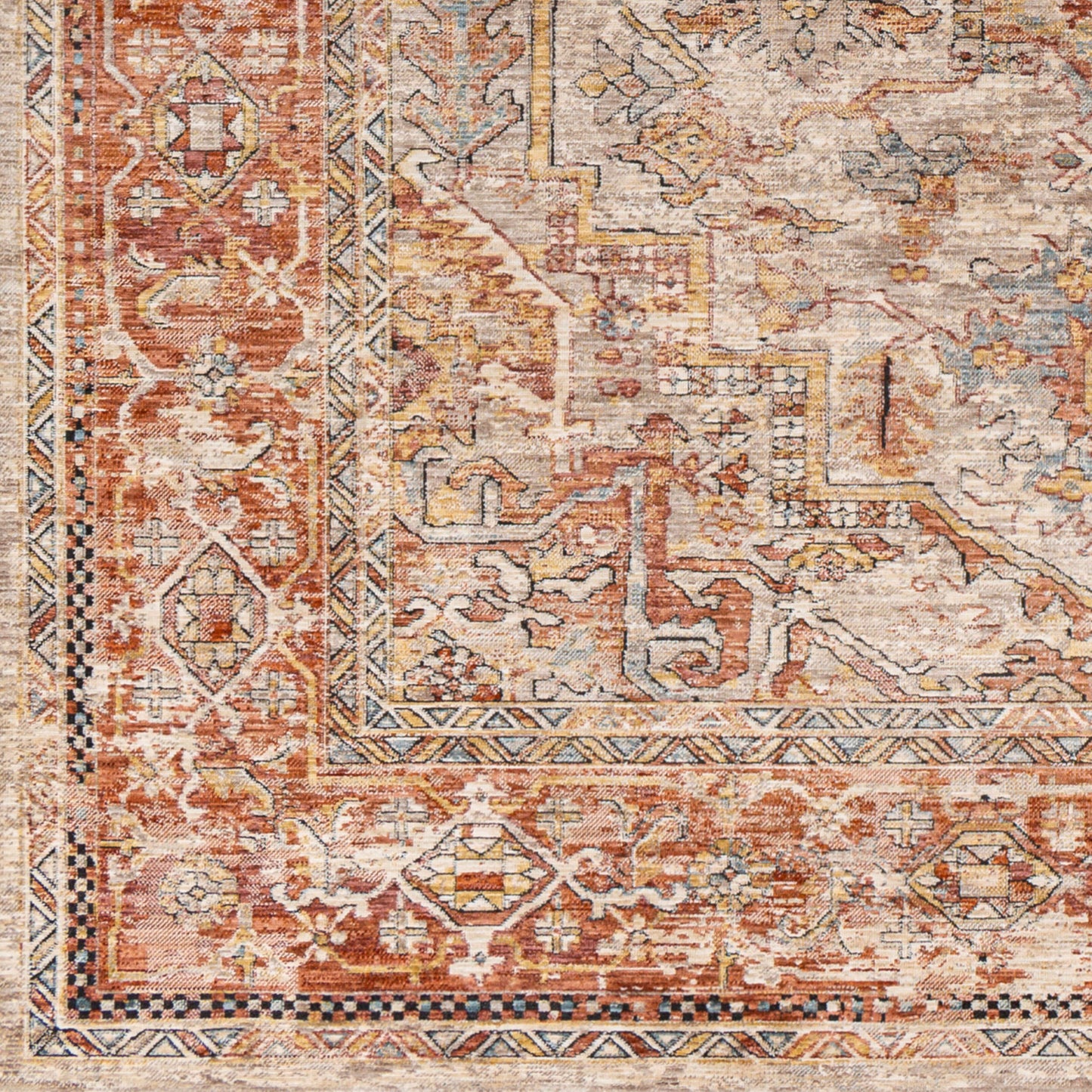 Aspendos APS-2320 6' x 9' Machine Woven Area Rug
