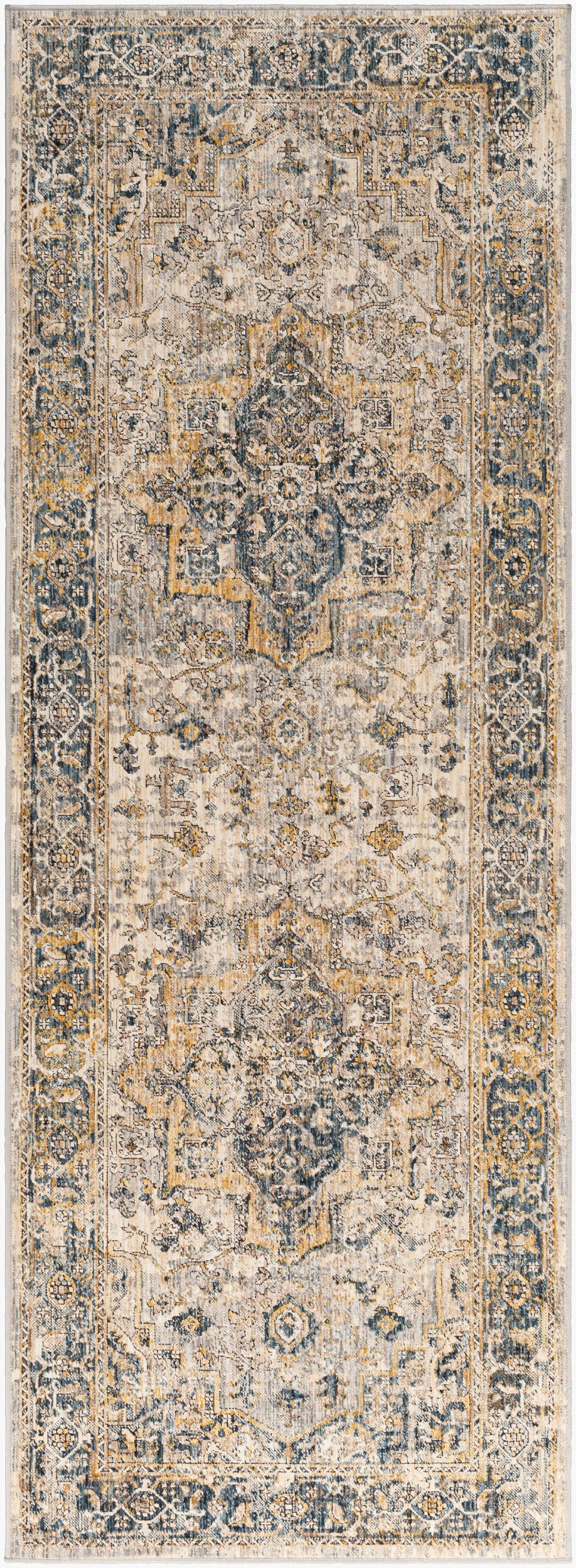Aspendos APS-2321 7ft Runner Machine Woven Runner Rug