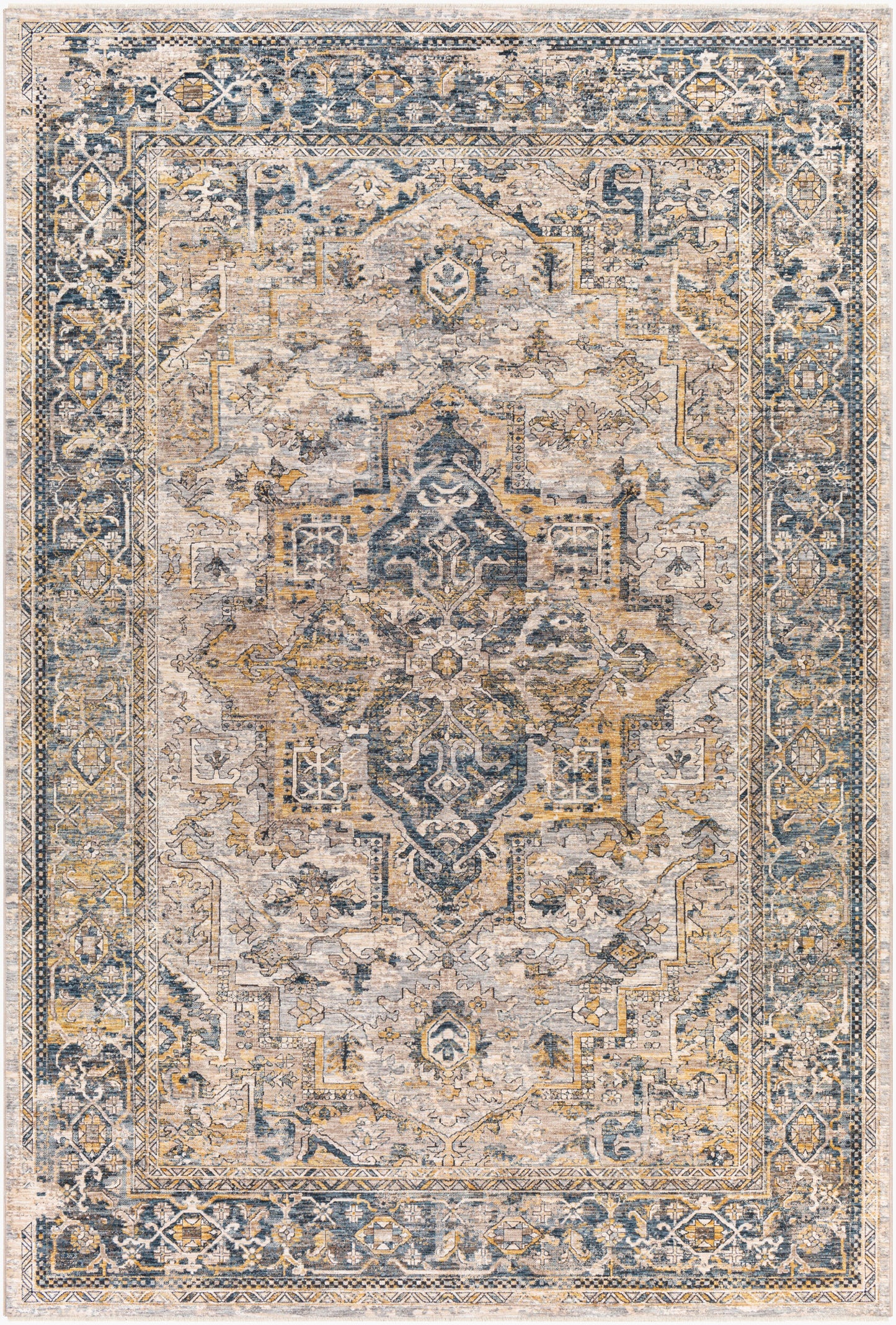 Aspendos APS-2321 6' x 9' Machine Woven Area Rug