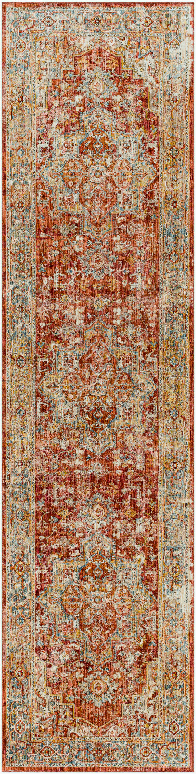 Aspendos APS-2322 10ft Runner Machine Woven Runner Rug