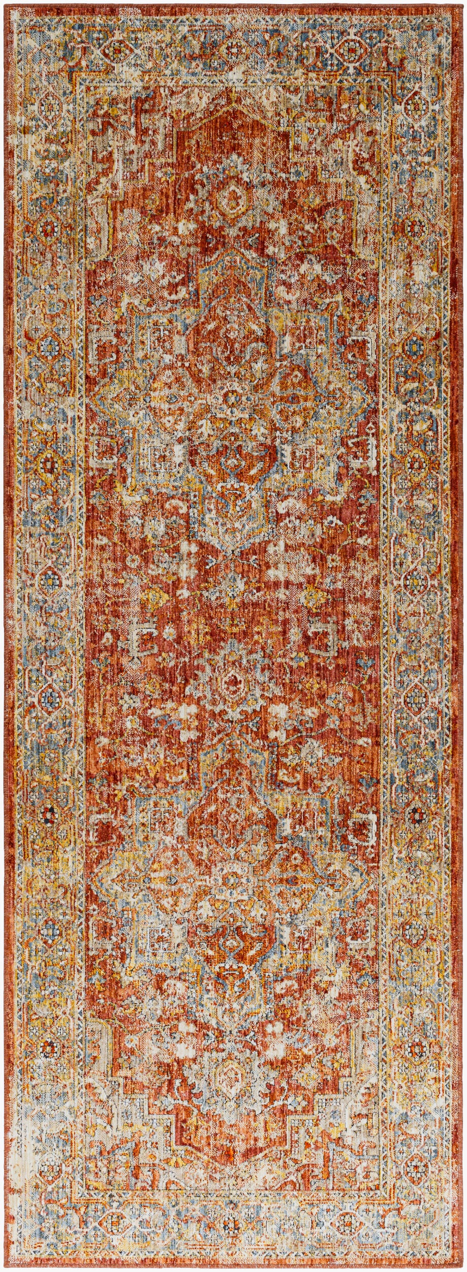 Aspendos APS-2322 7ft Runner Machine Woven Runner Rug