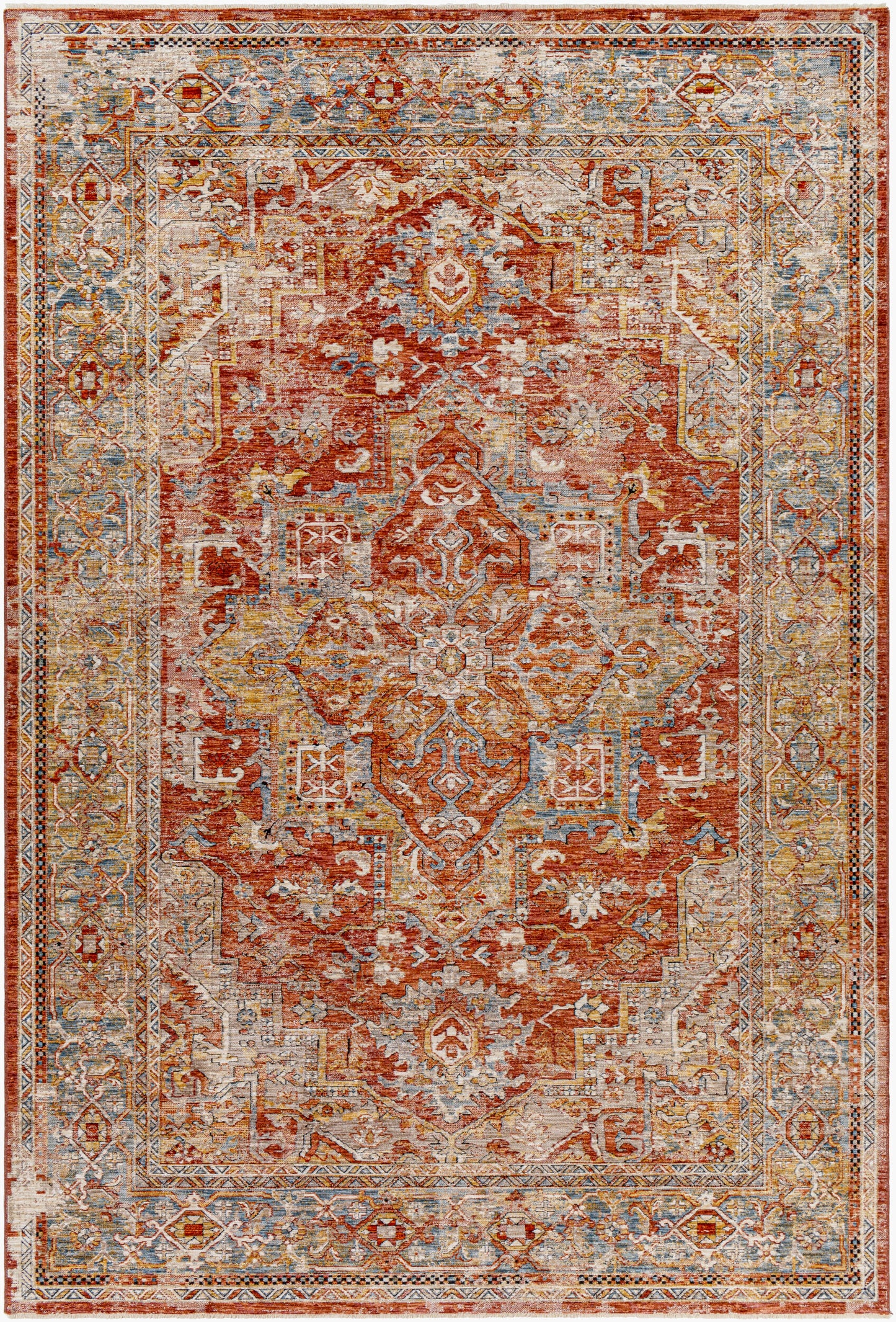 Aspendos APS-2322 6' x 9' Machine Woven Area Rug