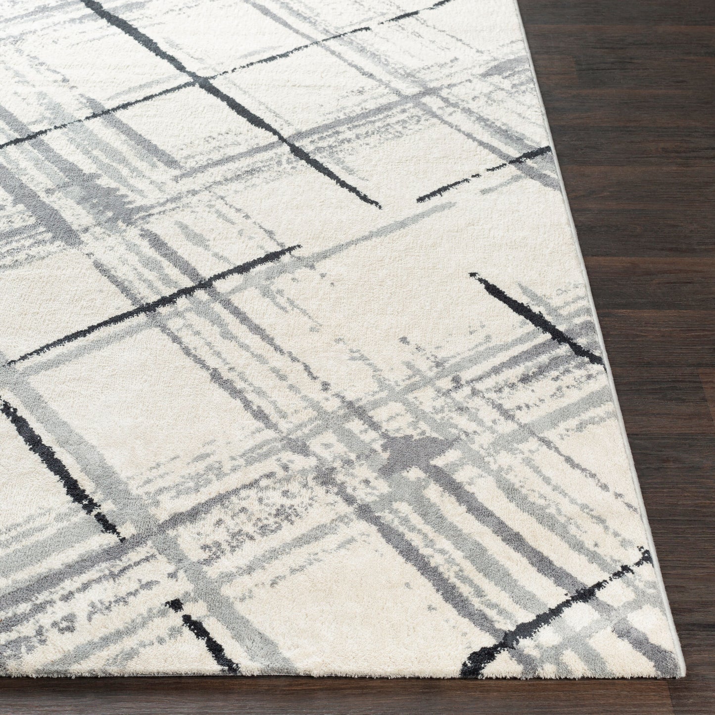 Alfombra decorativa tejida a máquina Apricity APY-1021 de 2' x 3'
