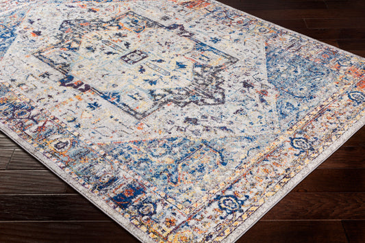 Alfombra decorativa tejida a máquina Ararat ARA-2301 de 2' x 3'