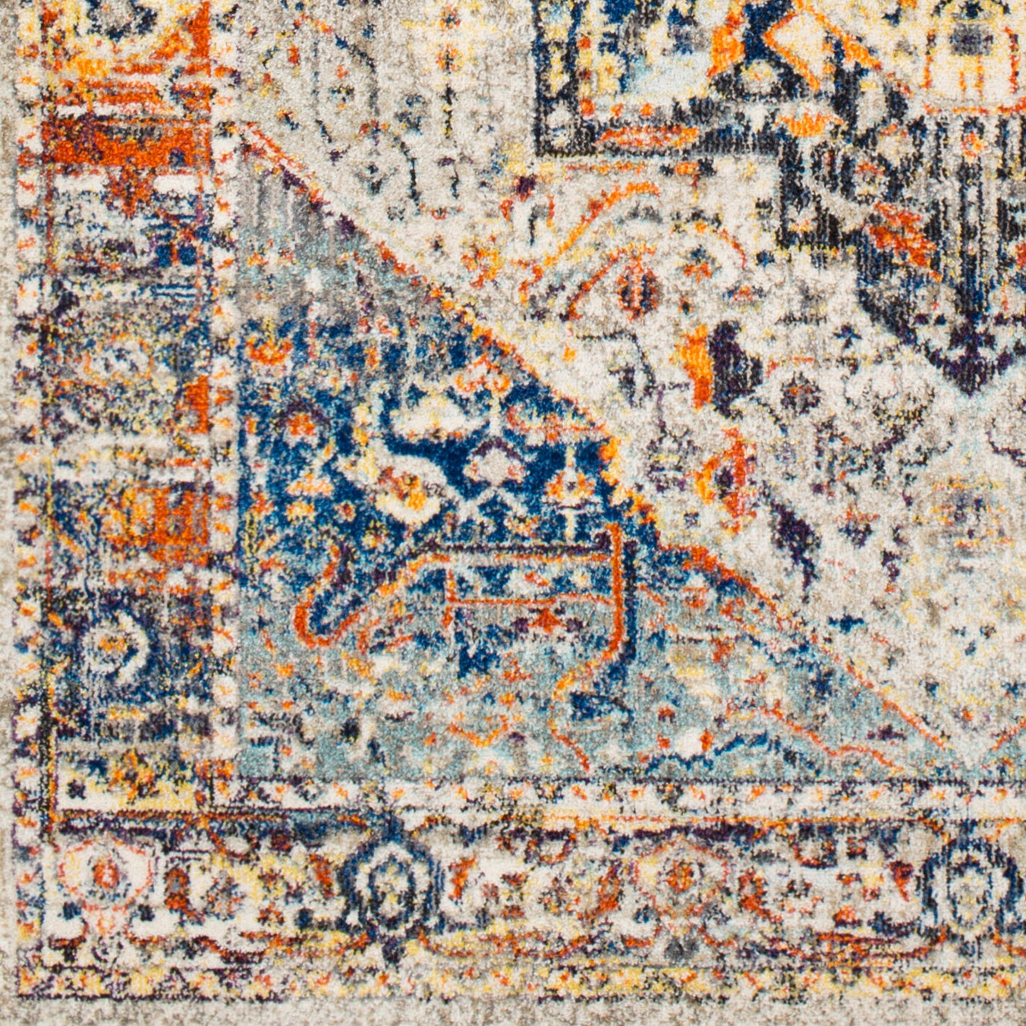 Alfombra decorativa tejida a máquina Ararat ARA-2301 de 2' x 3'