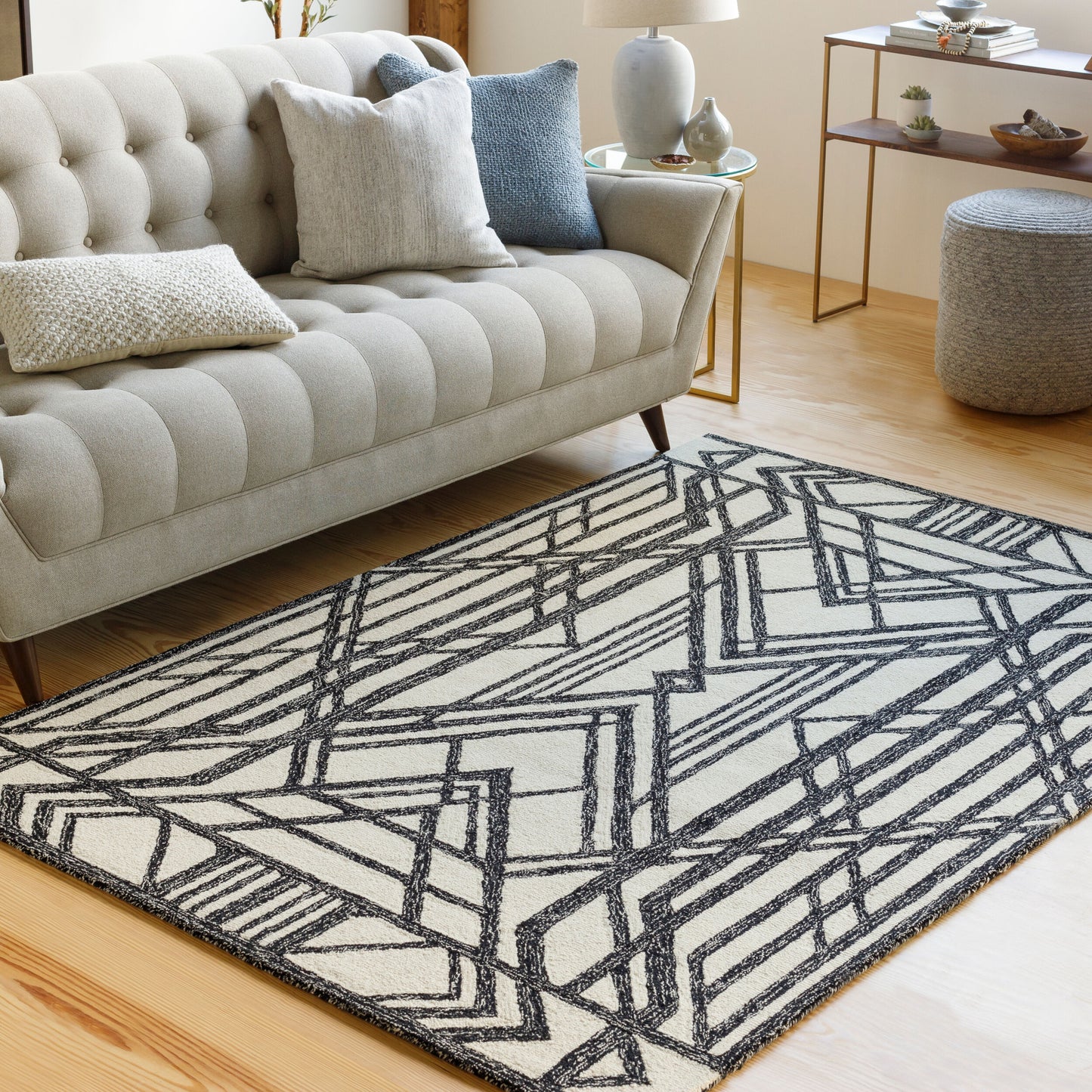 Arsenal ARL-2301 5' x 7' Handmade Wool Area Rug