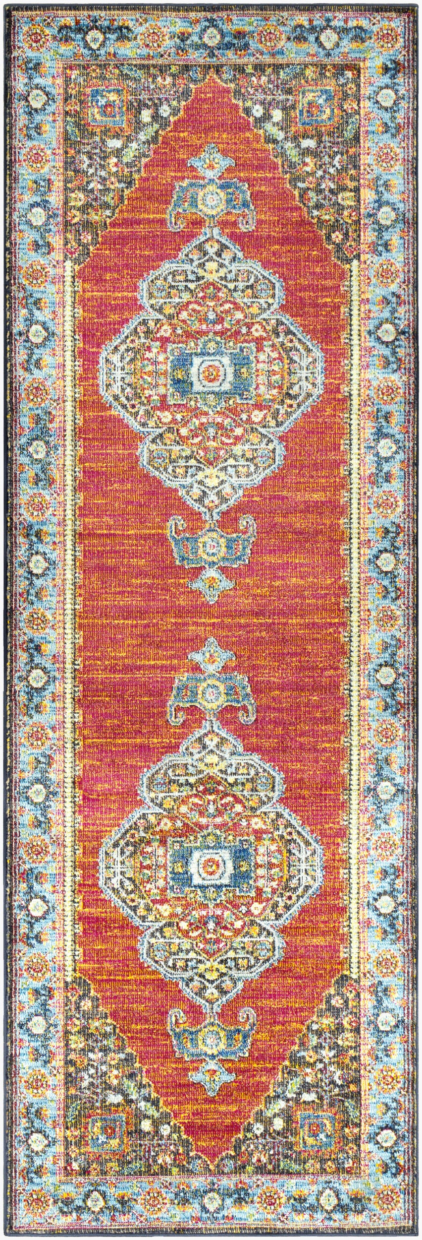 Alfombra tejida a máquina Aura Silk ASK-2307 de 2,13 m