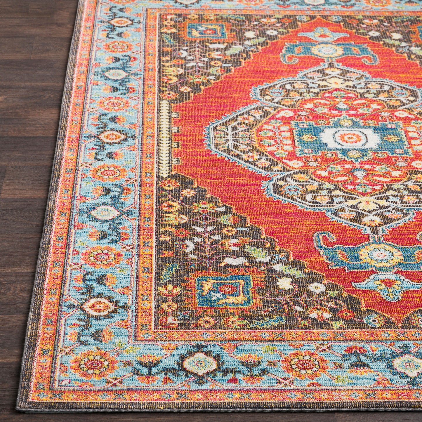 Alfombra tejida a máquina Aura Silk ASK-2307 de 2,13 m