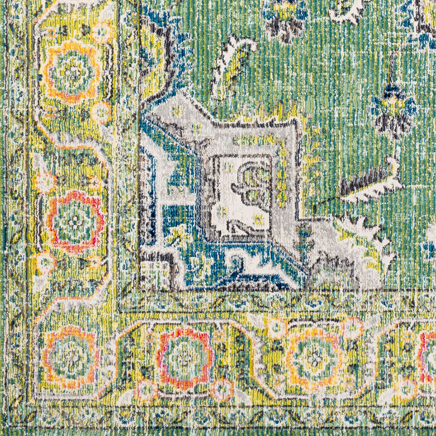 Alfombra tejida a máquina Aura Silk ASK-2313 de 4' x 6'