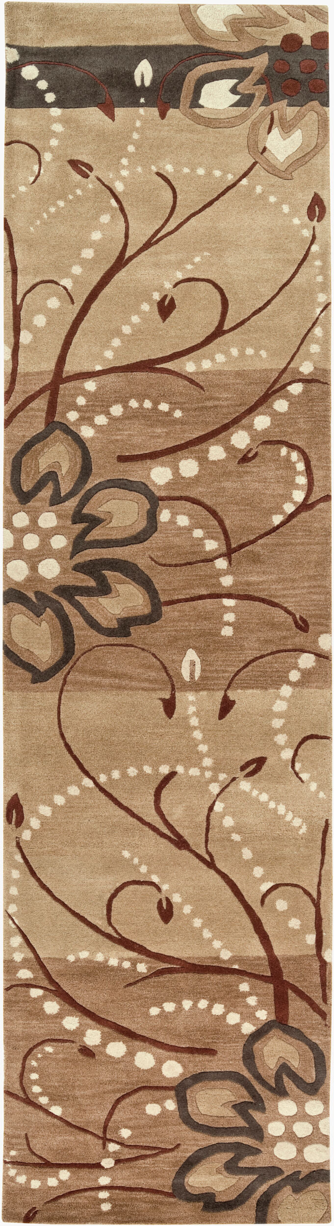 Alfombra de lana hecha a mano Athena ATH-5006 de 3,6 m