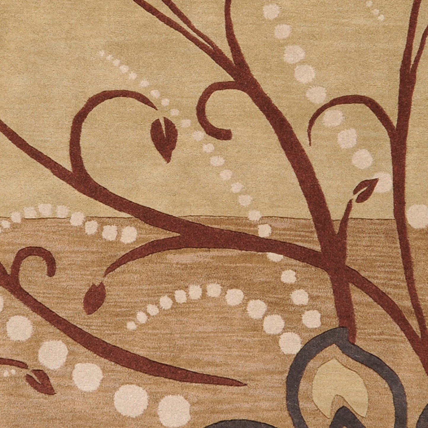 Athena ATH-5006 6ft Square Handmade Wool Area Rug