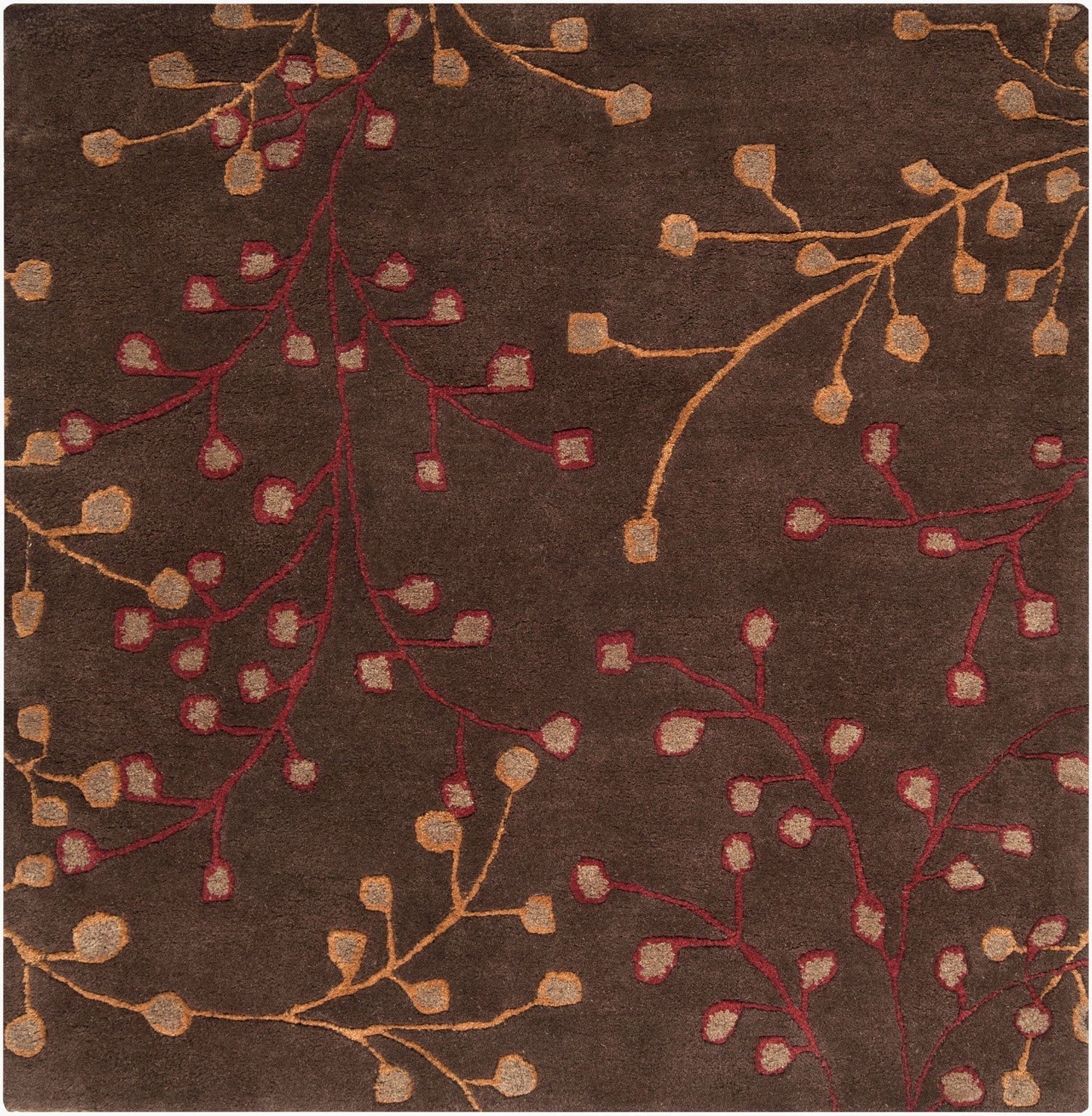 Athena ATH-5052 9ft Square Handmade Wool Area Rug