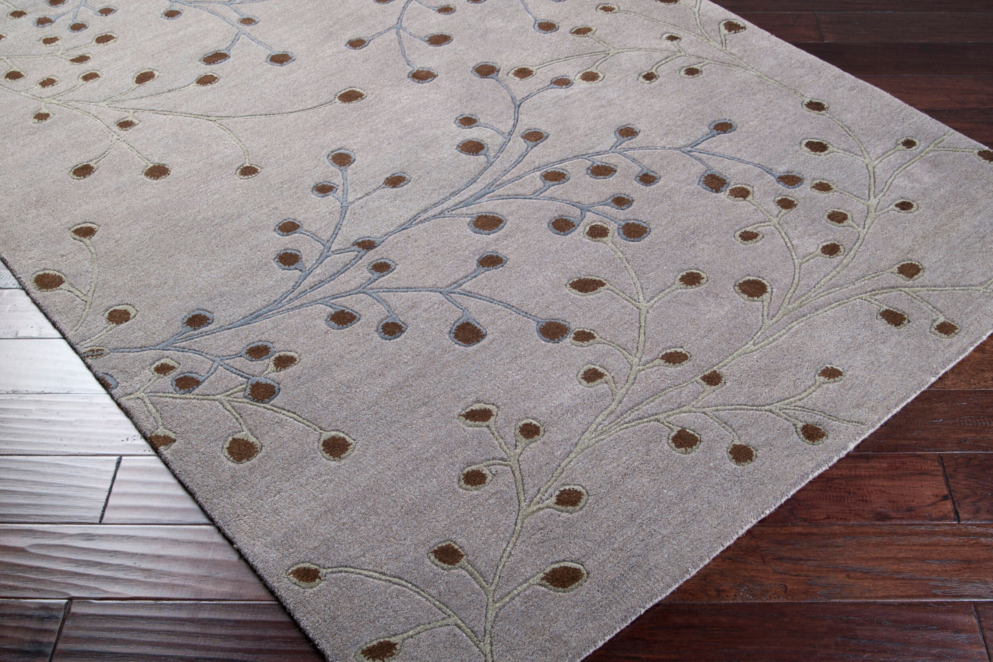Athena ATH-5055 6ft Square Handmade Wool Area Rug