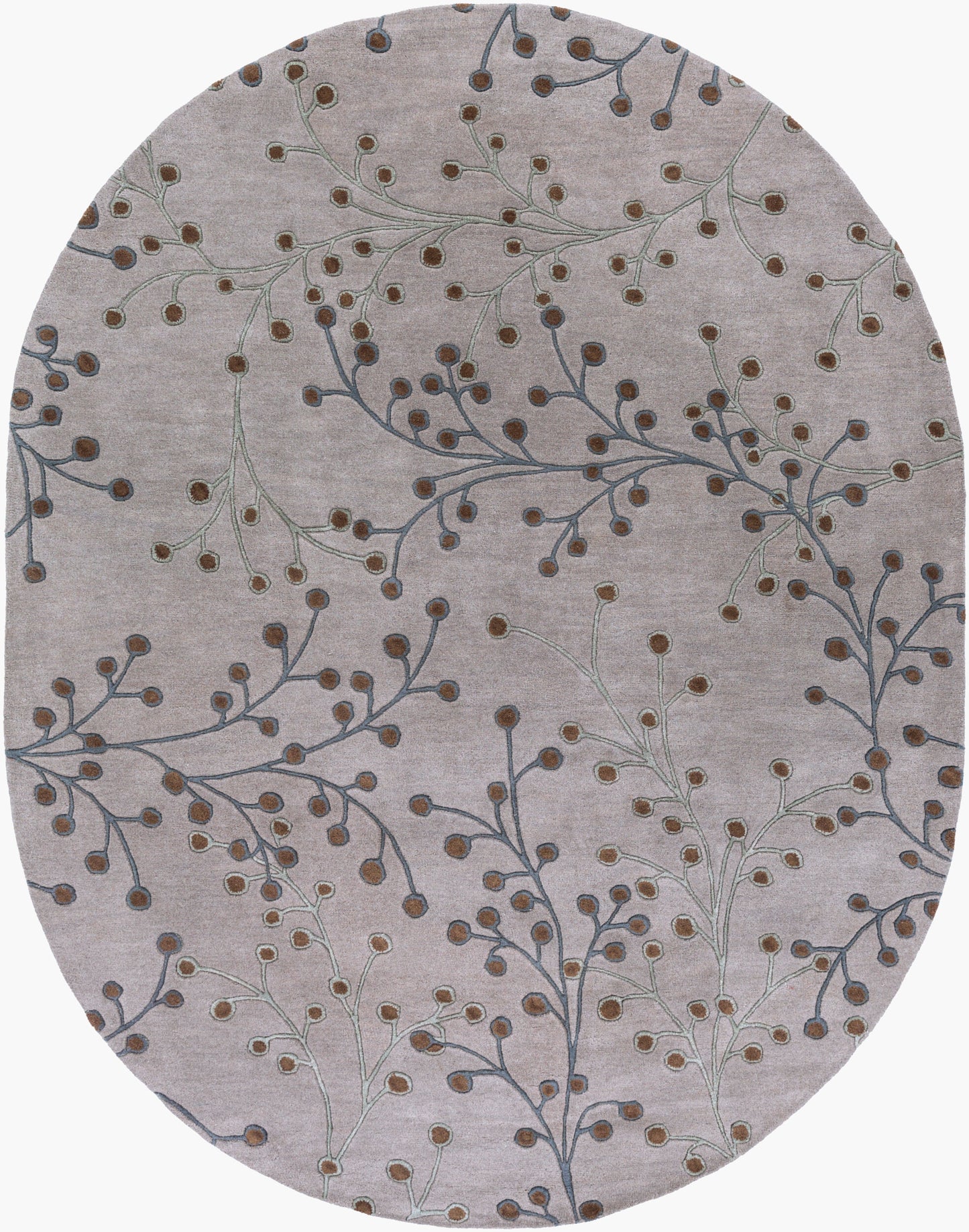 Athena ATH-5055 8' x 10' Oval Handmade Wool Area Rug