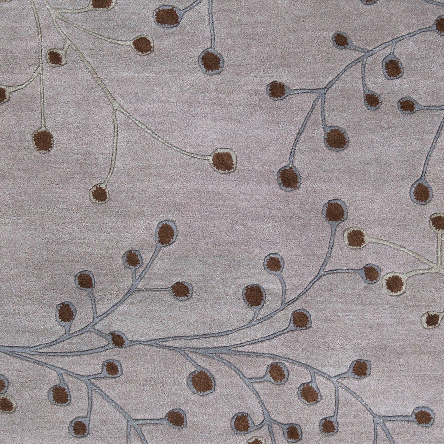 Athena ATH-5055 6ft Square Handmade Wool Area Rug