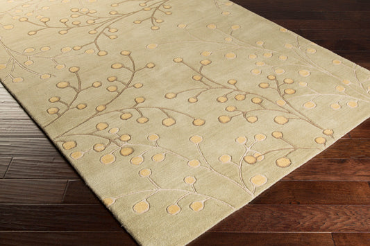 Alfombra redonda de lana Athena ATH-5113 de 1,8 m, hecha a mano