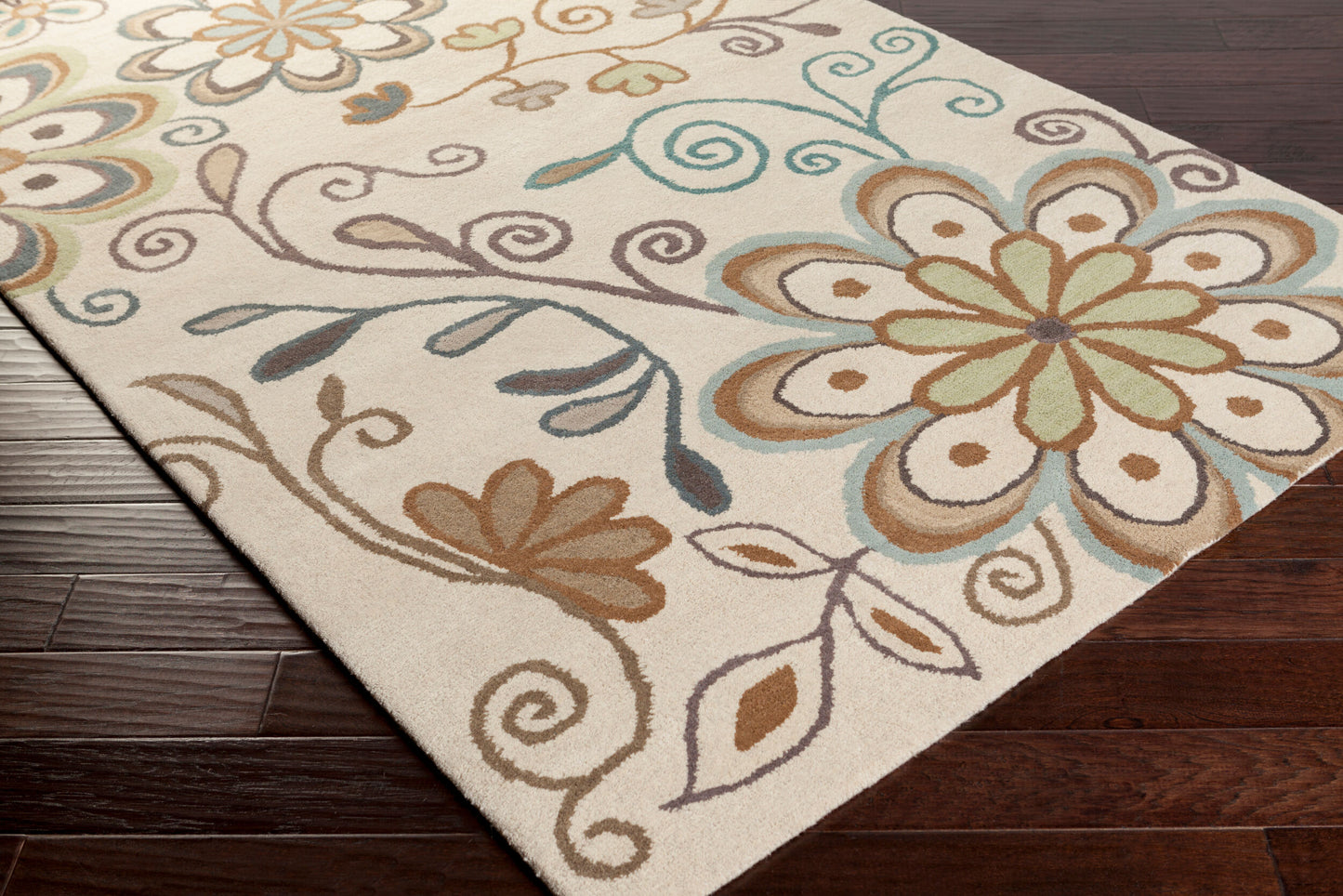 Athena ATH-5123 9ft Square Handmade Wool Area Rug
