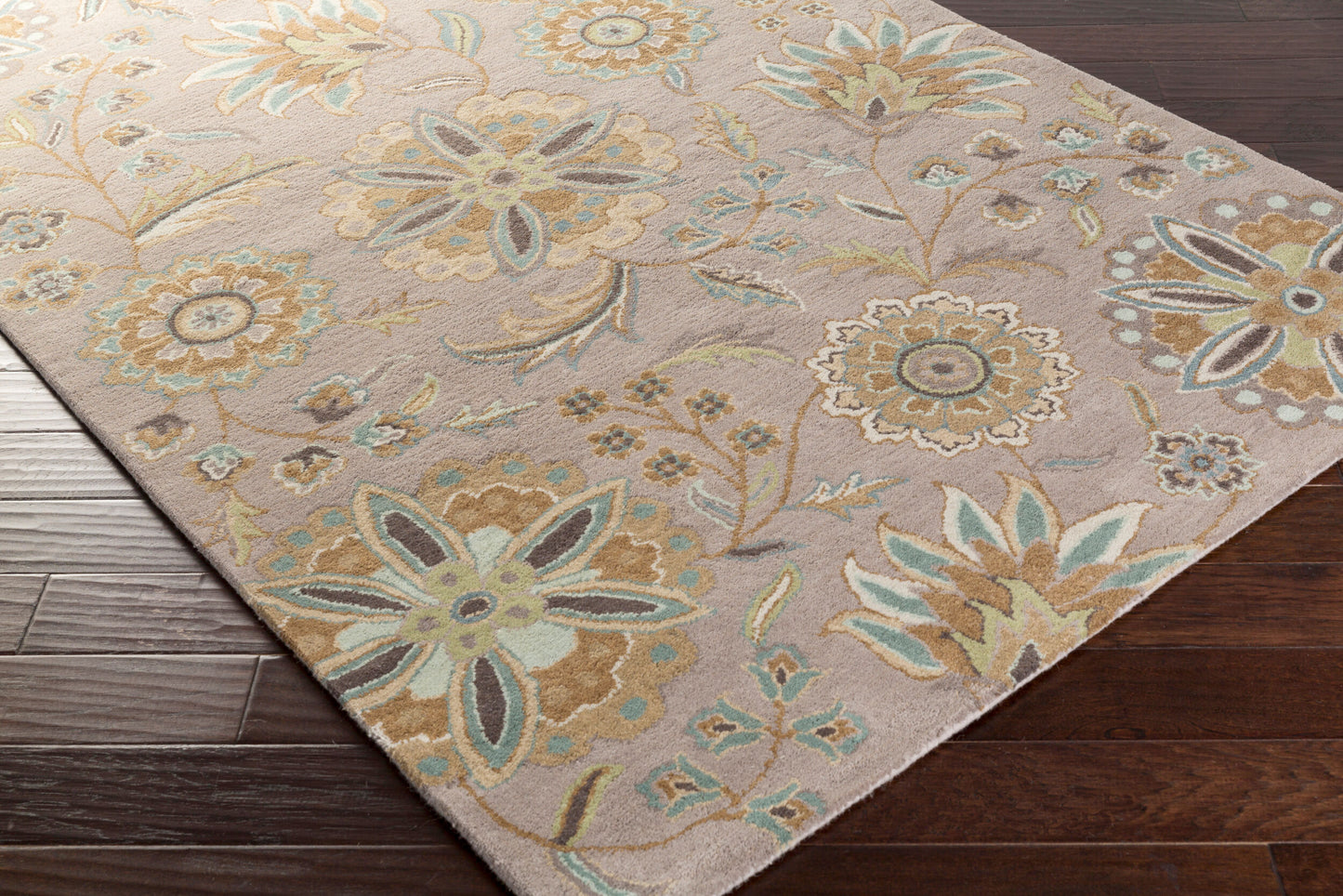 Athena ATH-5127 4ft Square Handmade Wool Accent Rug