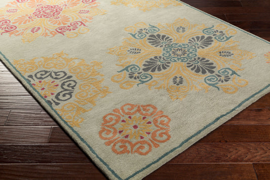 Athena ATH-5137 9ft Square Handmade Wool Area Rug