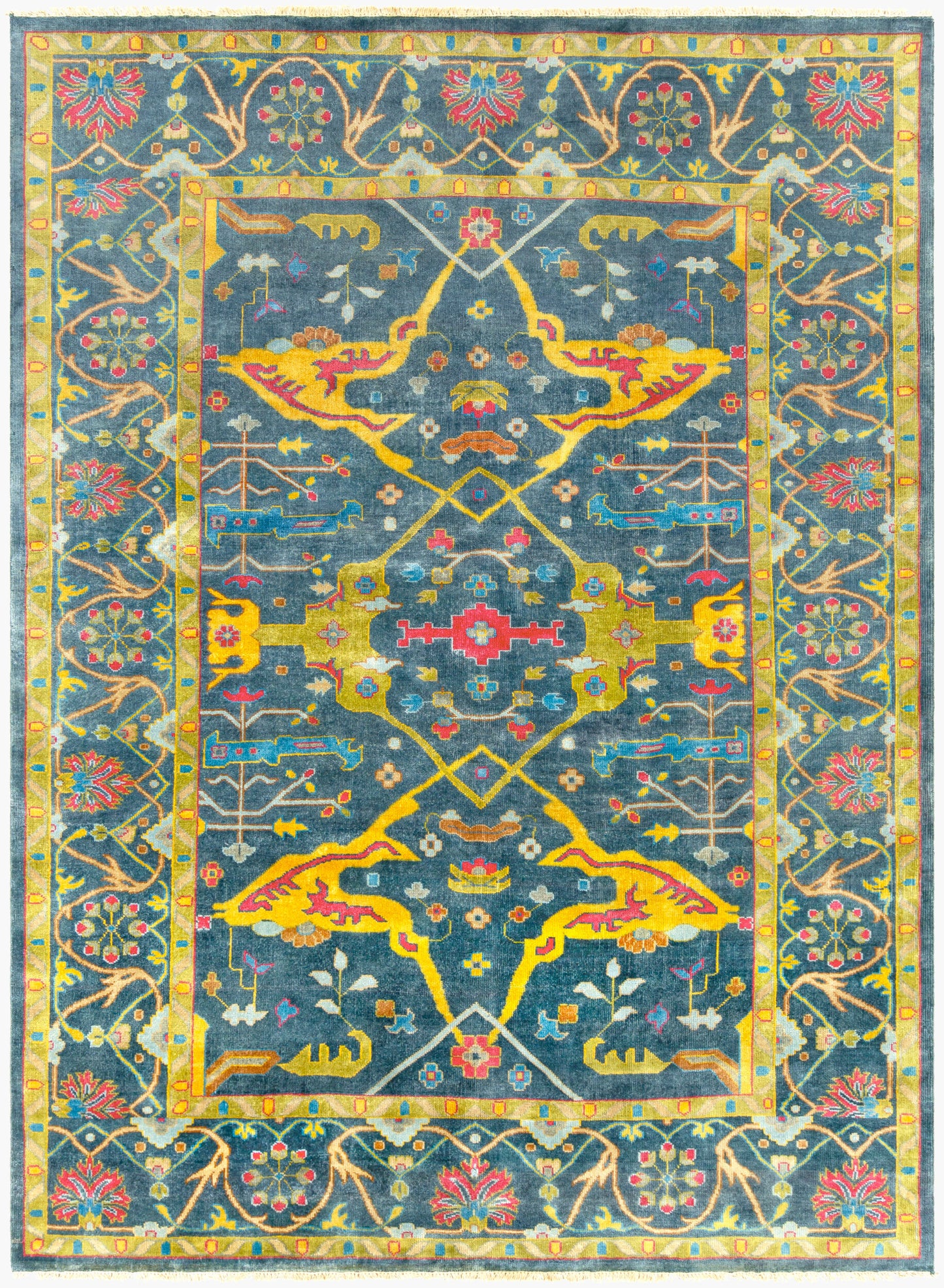 Antique ATQ-1016 2' x 3' Handmade Wool Accent Rug
