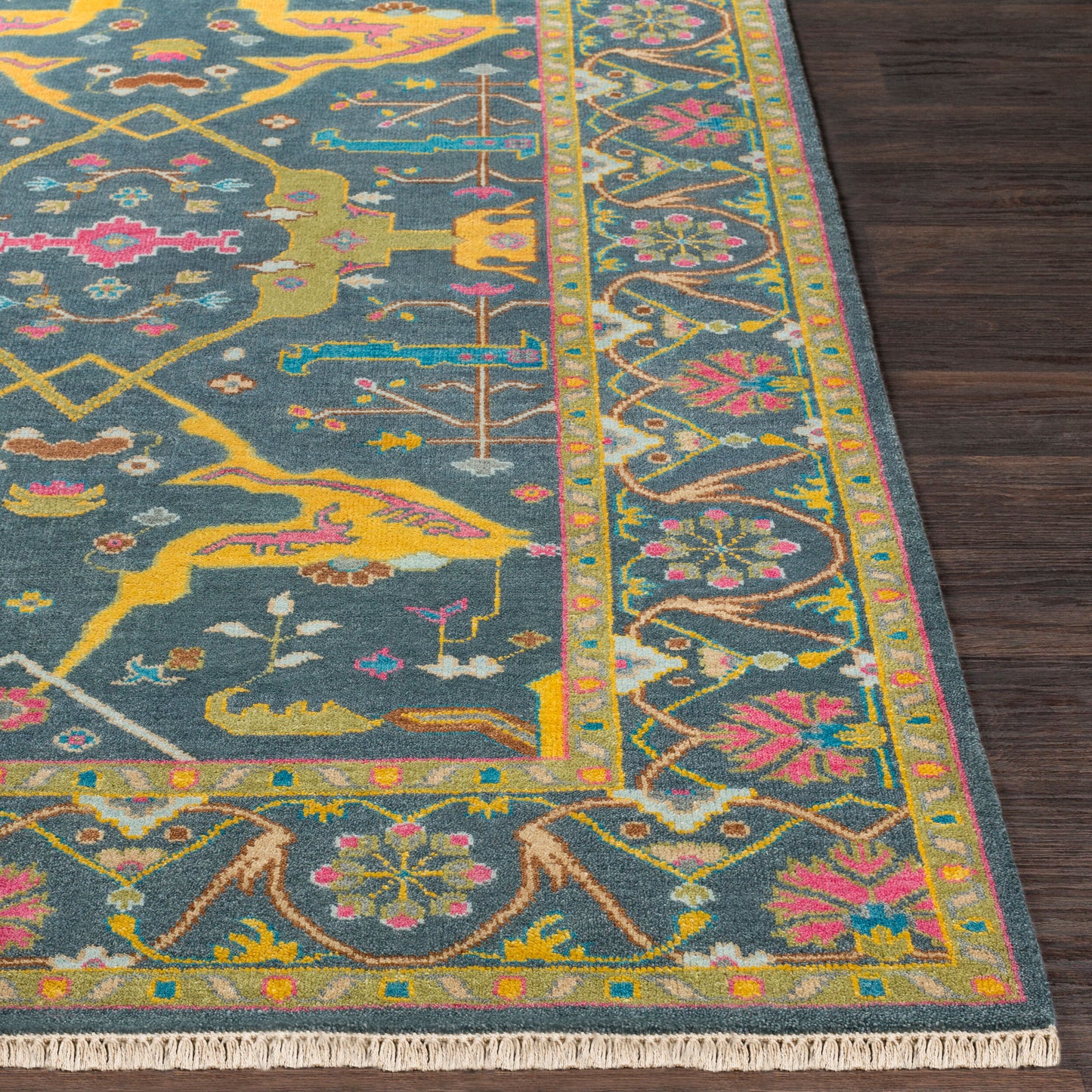 Antique ATQ-1016 2' x 3' Handmade Wool Accent Rug