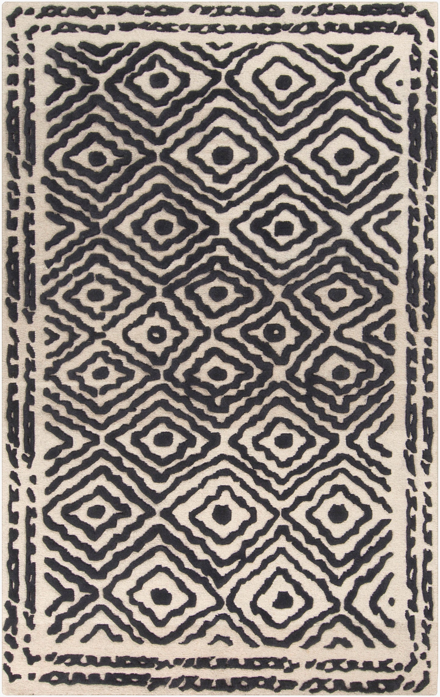 Atlas ATS-1001 5' x 8' Handmade Wool Area Rug