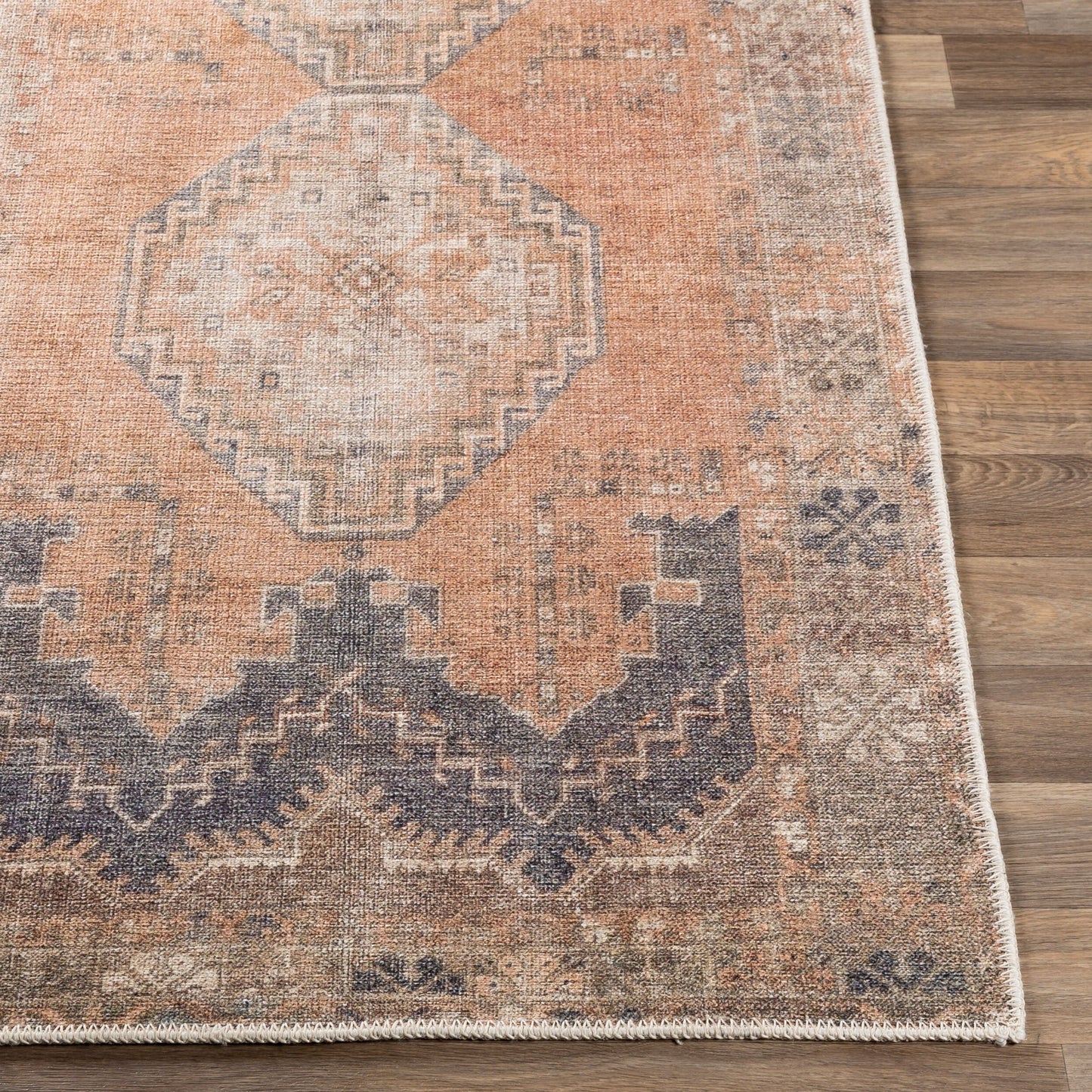 Antiquity AUY-2305 7ft Runner Machine Woven Runner Rug
