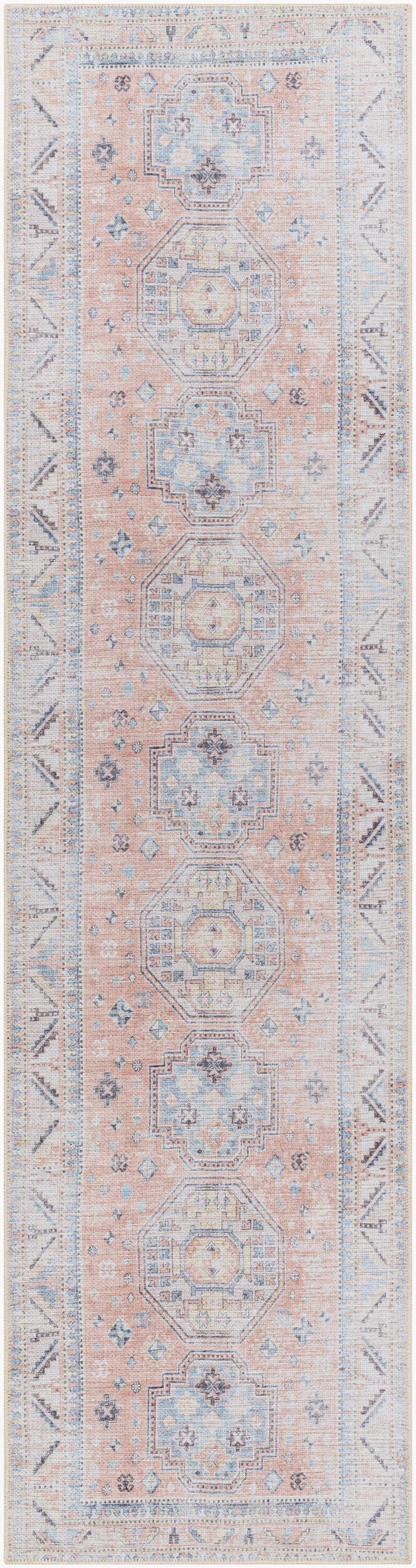 Antiquity AUY-2306 10ft Runner Machine Woven Runner Rug